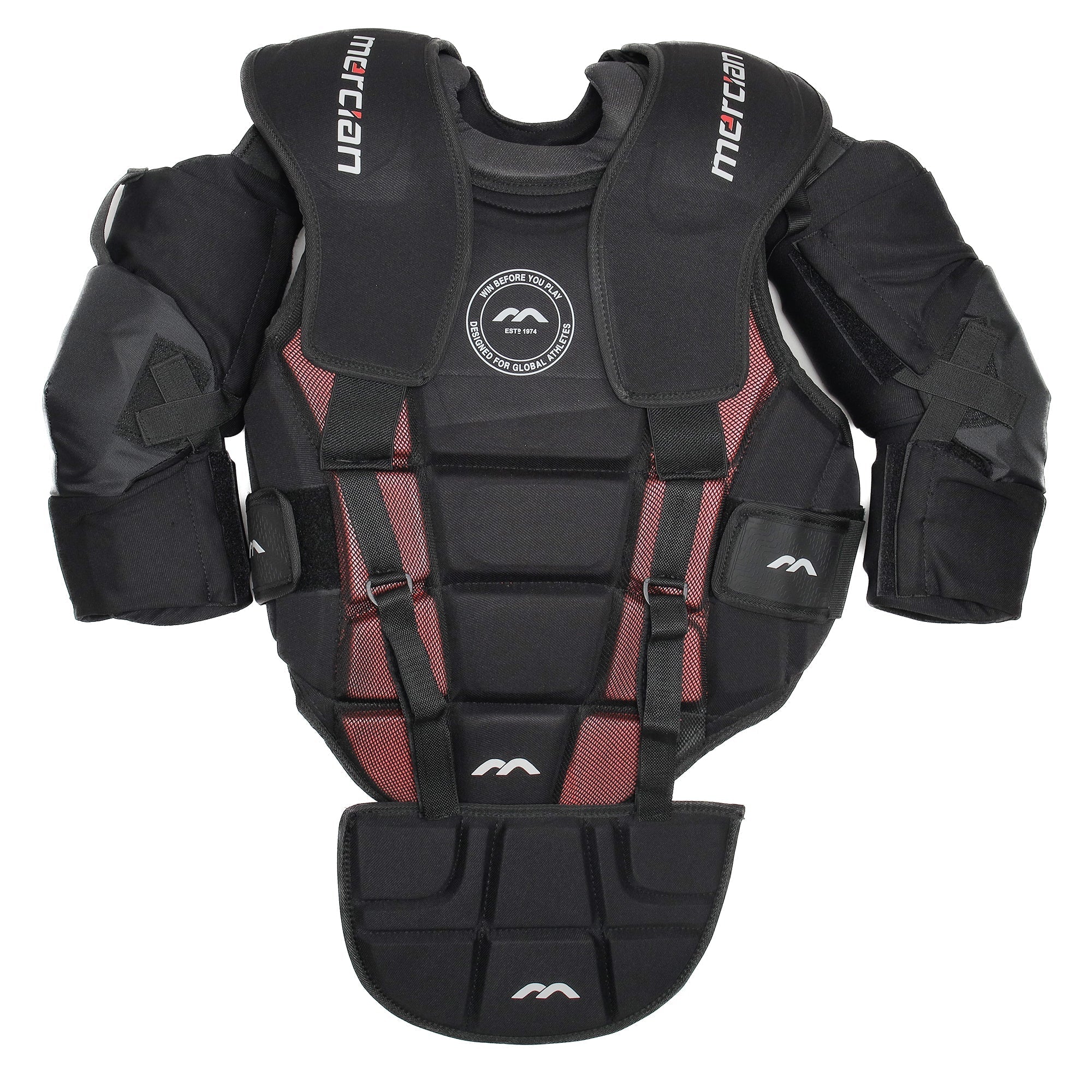 Mercian Evolution Pro Goalkeeping Body Armour Black/Red