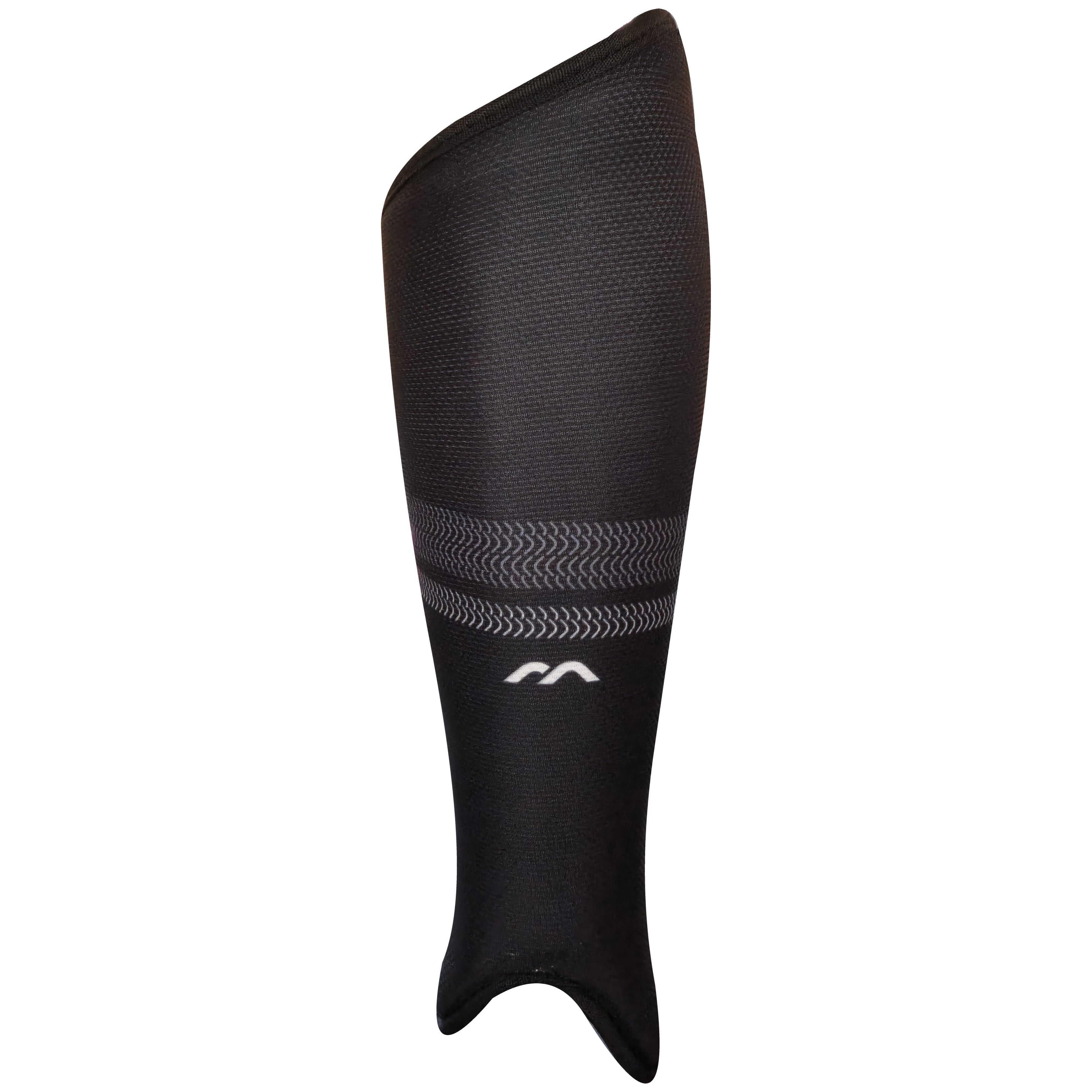 Mercian Evolution 1 Shin Pads 24/25 - Black front view