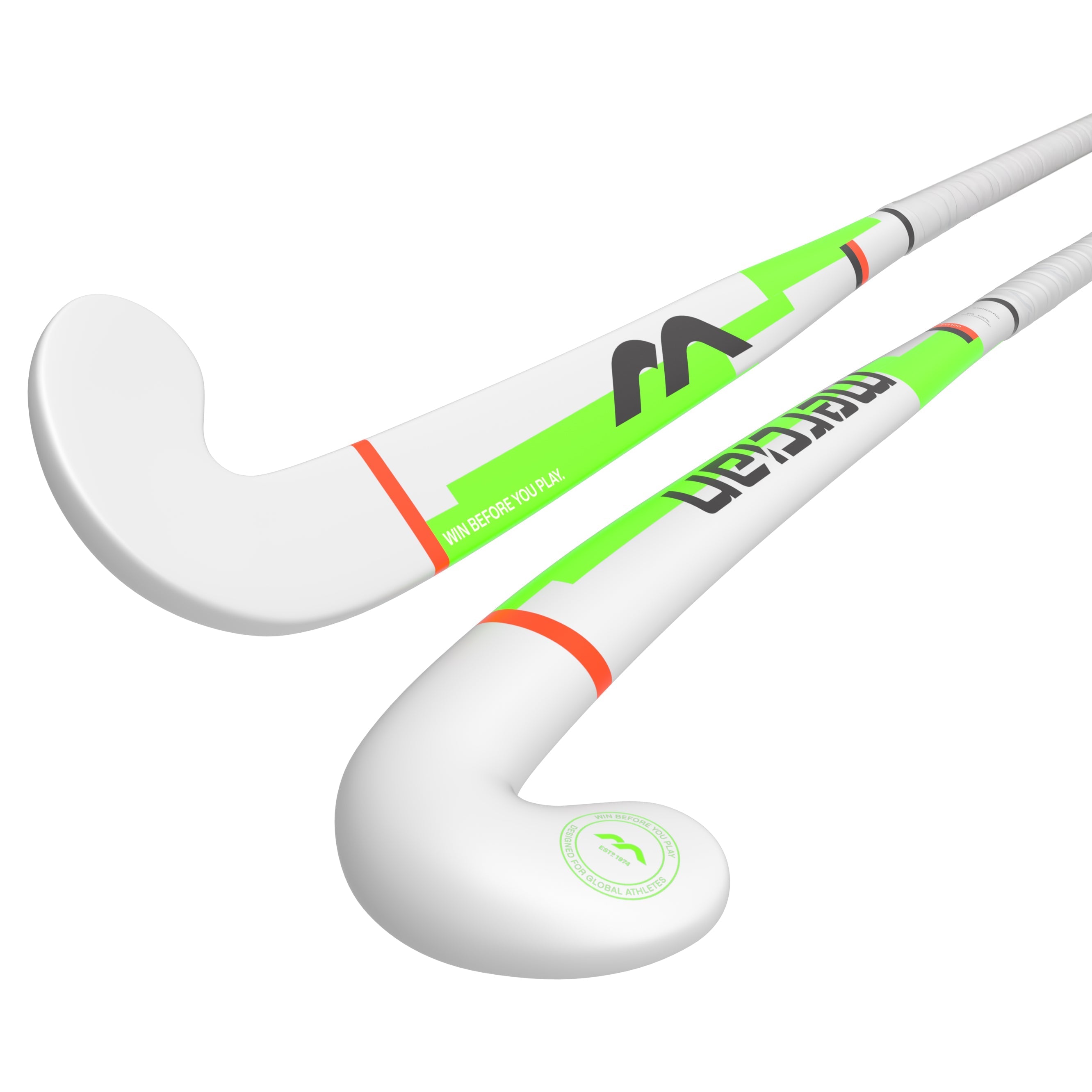 Mercian Genesis FG100 Junior Fibreglass Hockey Stick 25/26 - 34" White/Green