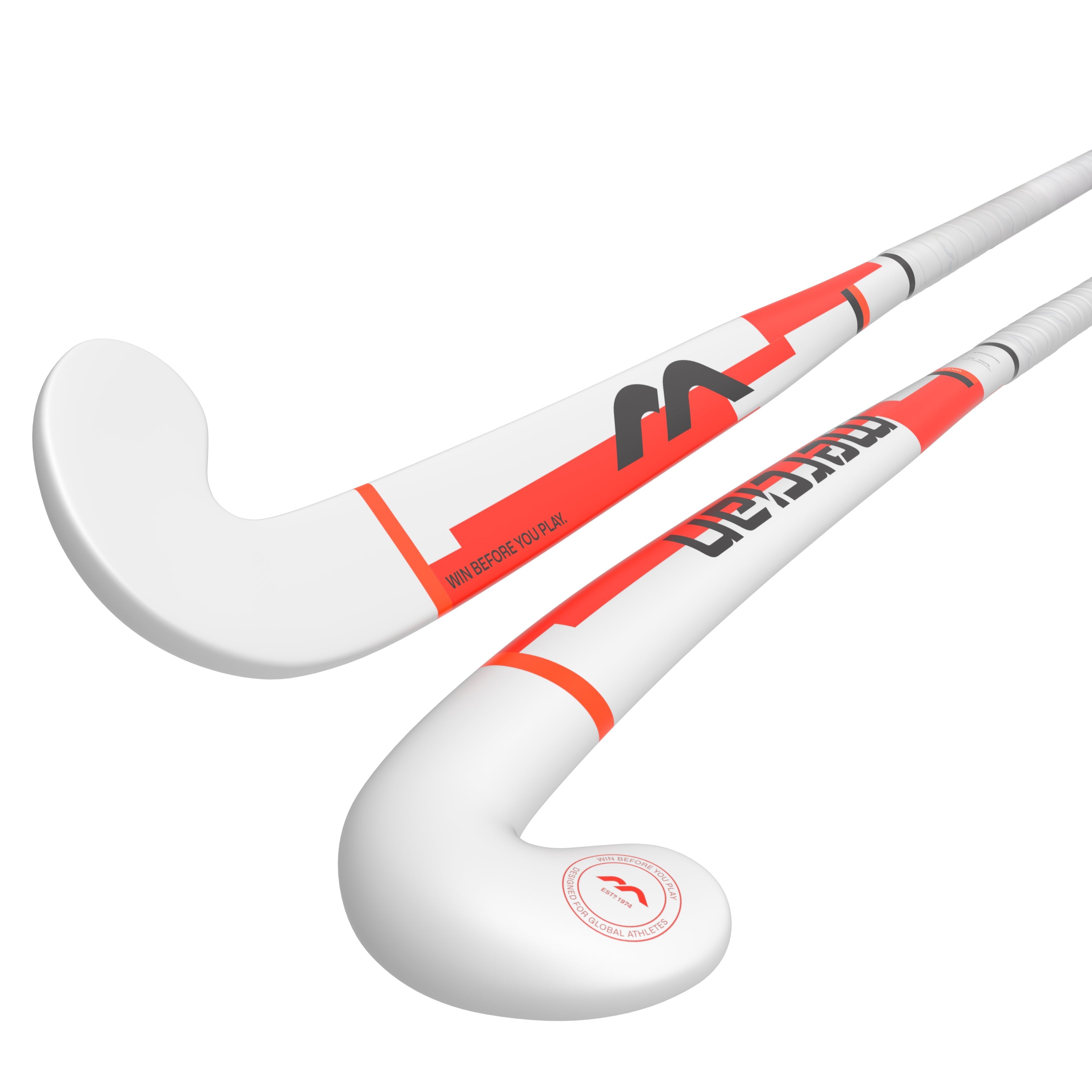 Mercian Genesis FG100 Junior Fibreglass Hockey Stick 25/26 - 34" White/Red