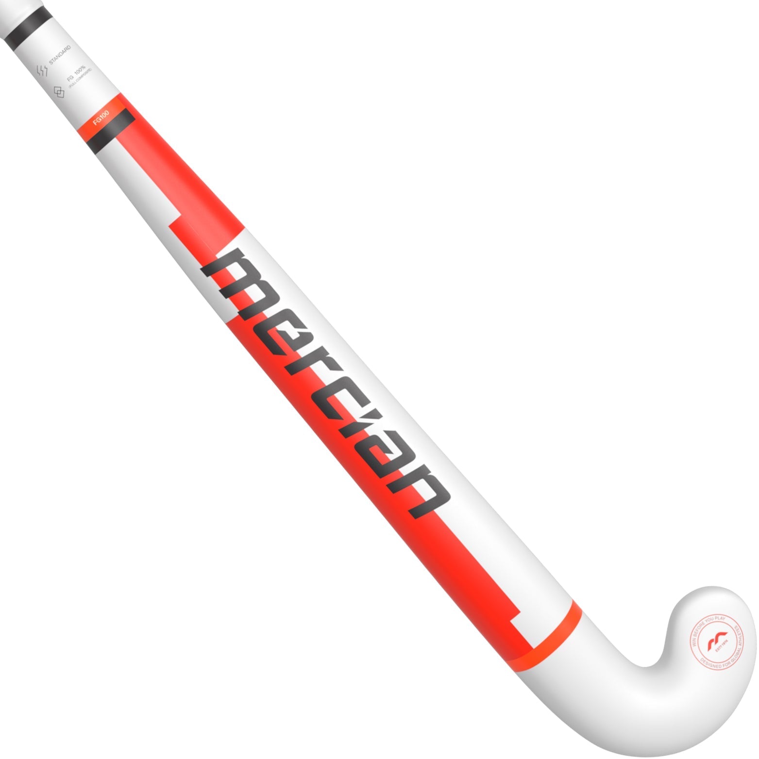 Mercian Genesis FG100 Junior Fibreglass Hockey Stick 25/26 - Red back view