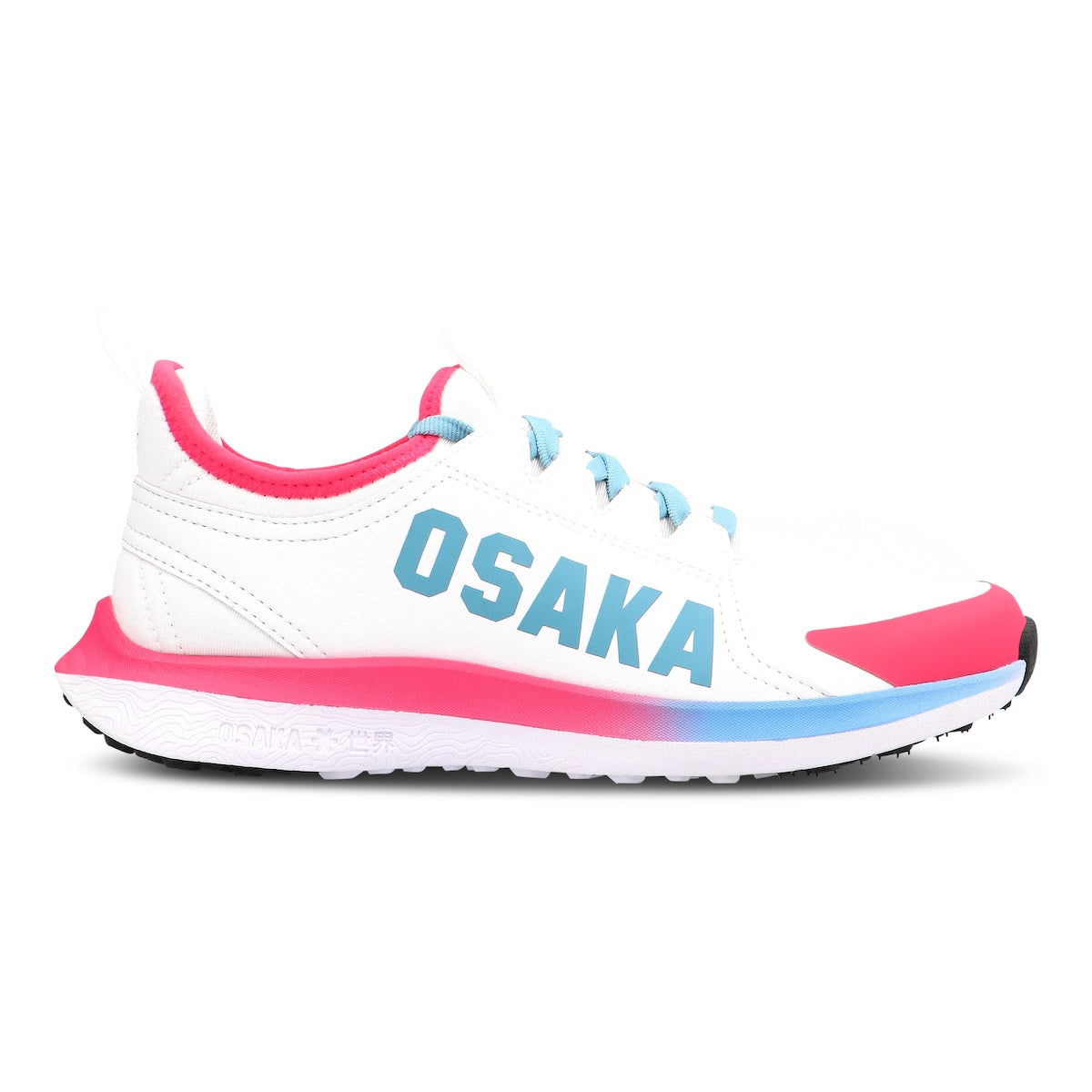 Osaka Furo Play White/Retro Blue/Raspberry Hockey Shoe 25/26 | ONE Sports Warehouse