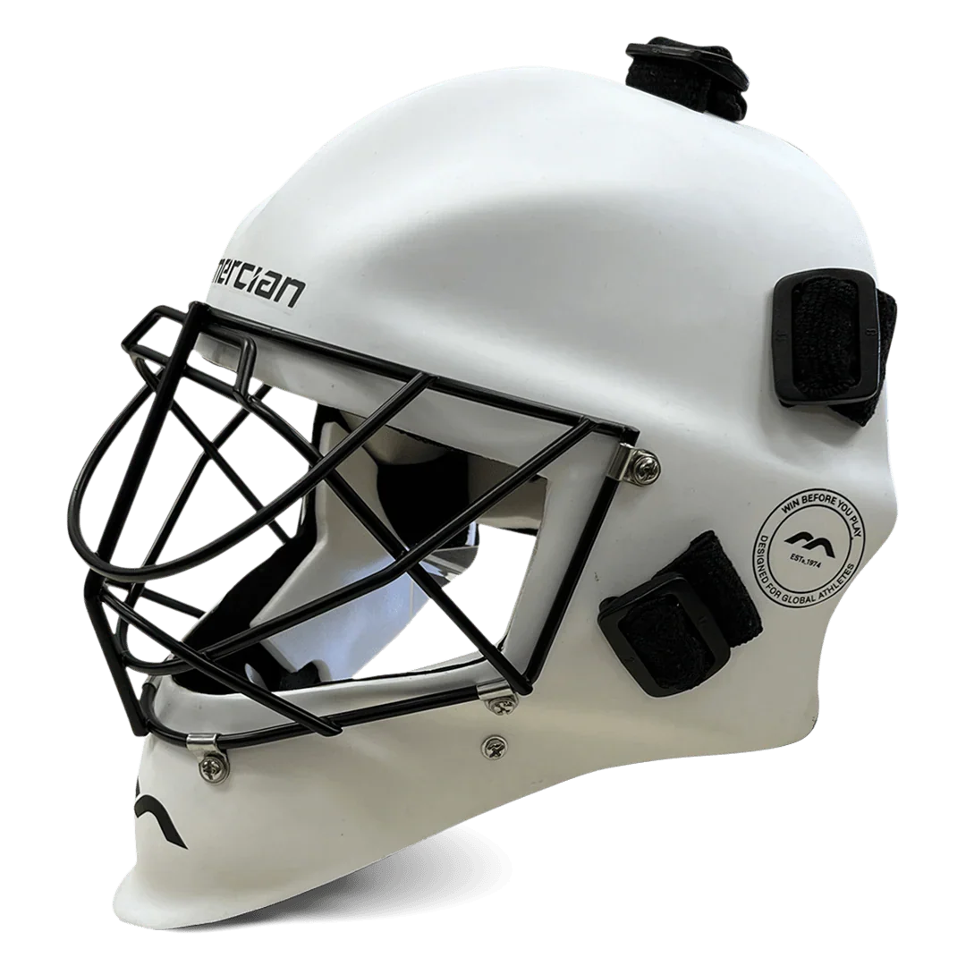 Mercian Genesis Fibreglass Goalkeeping Helmet - White