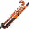 Grays GK 4K Elite Black/Orange Goal Keeper Hockey Stick 25/26 | ONE Sports Warehouse
