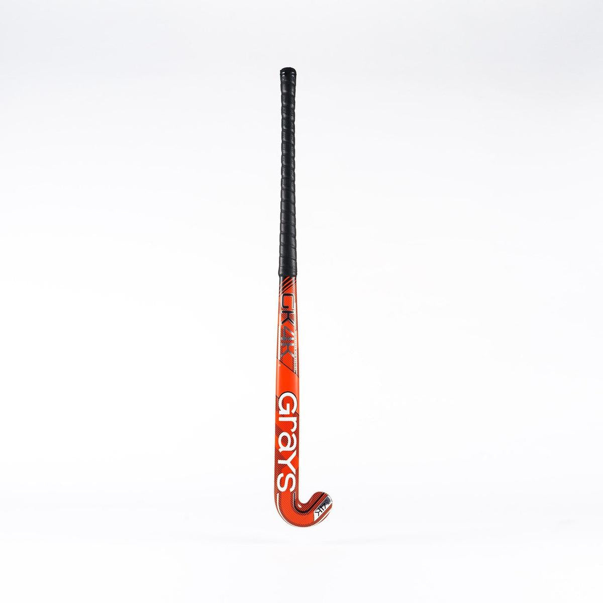 Grays GK 4K Elite Black/Orange Goal Keeper Hockey Stick 25/26 | ONE Sports Warehouse