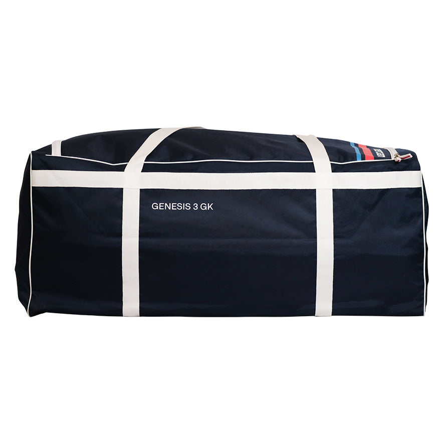 Mercian Genesis 3 Goalkeeping Bag Matt Navy Blue - side view (2)