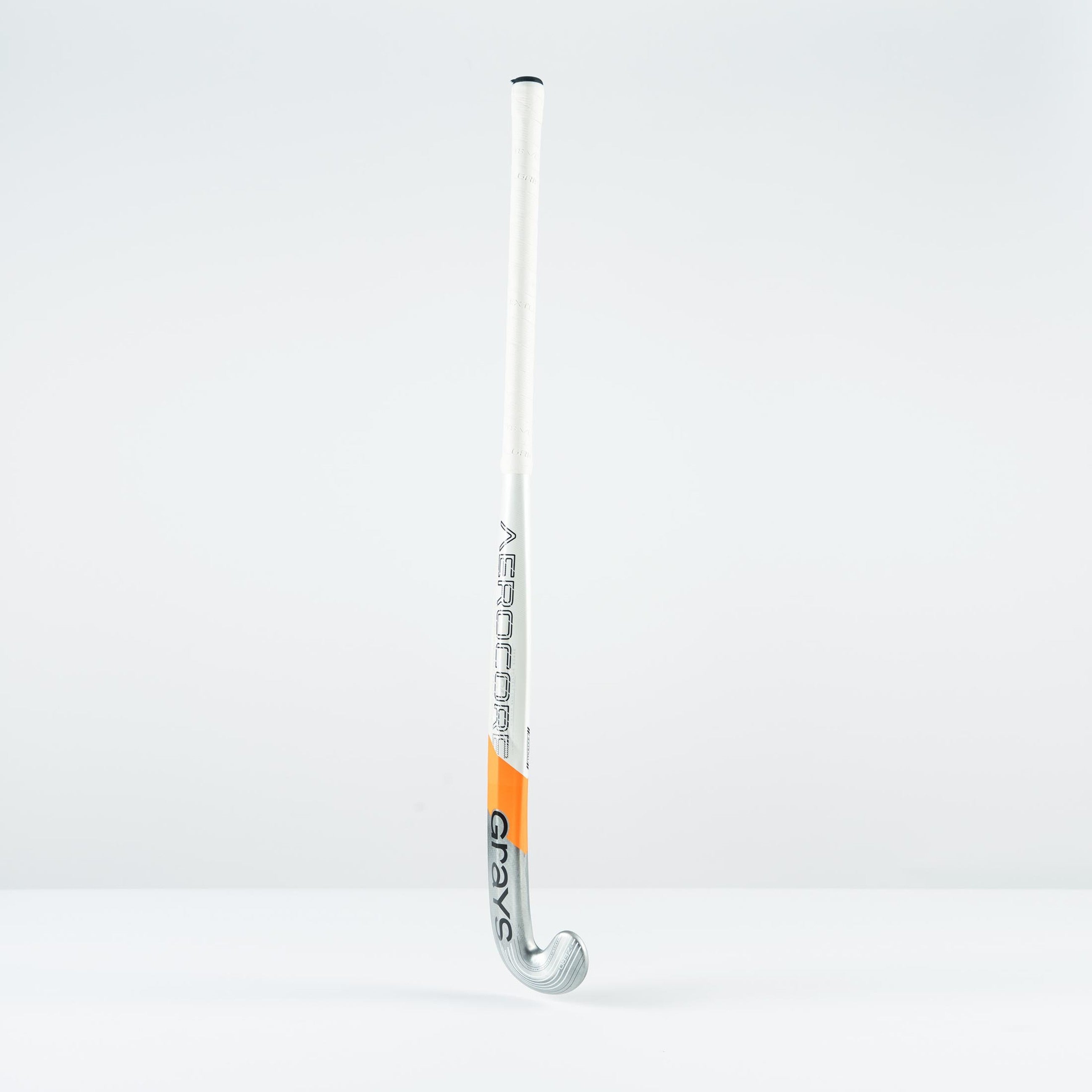Grays AC Zero Dynabow-S Snr White / Silver - Side View | ONE Sports Warehouse
