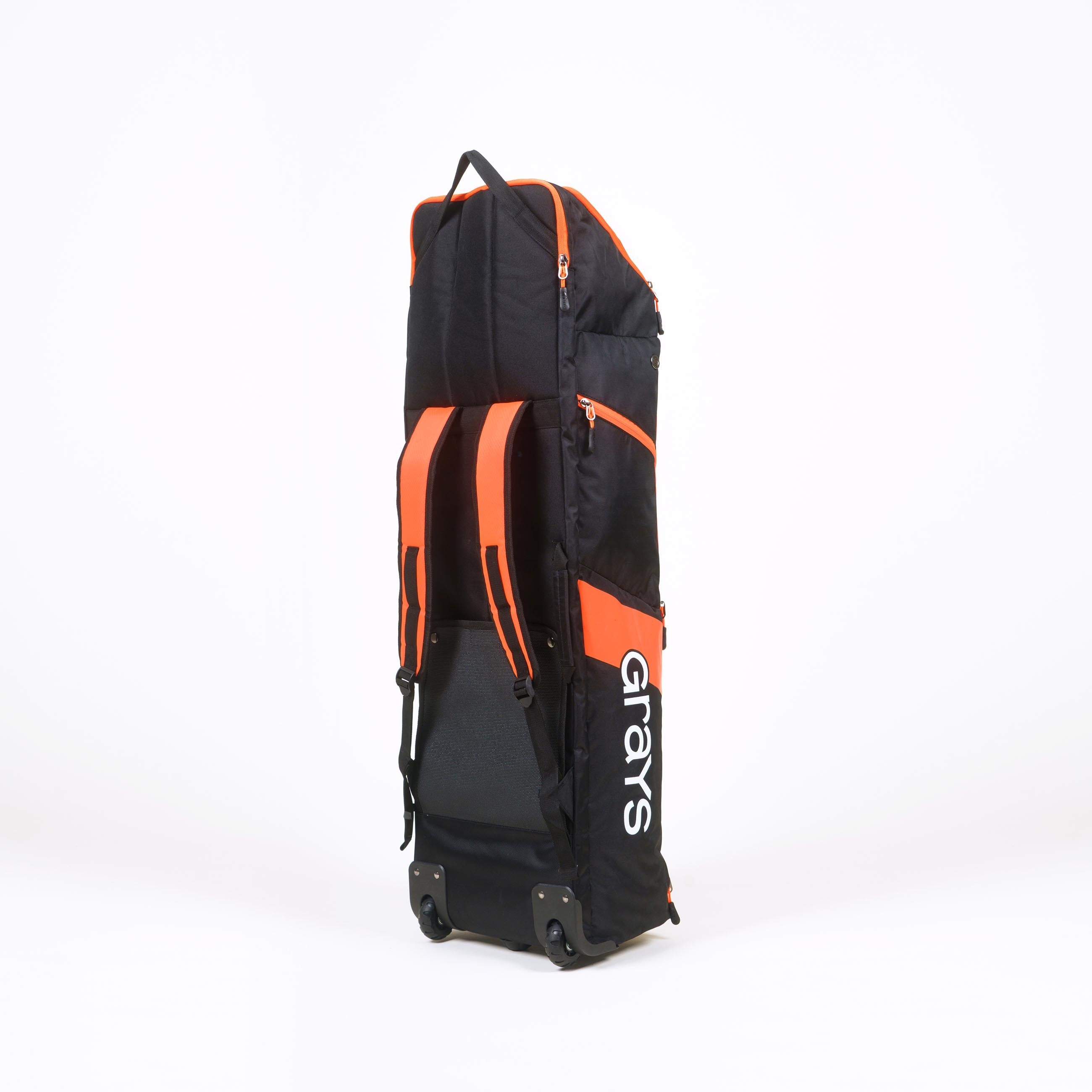 Grays G900 Hockey Kitbag Black/Orange — Side View | ONE Sports Warehouse