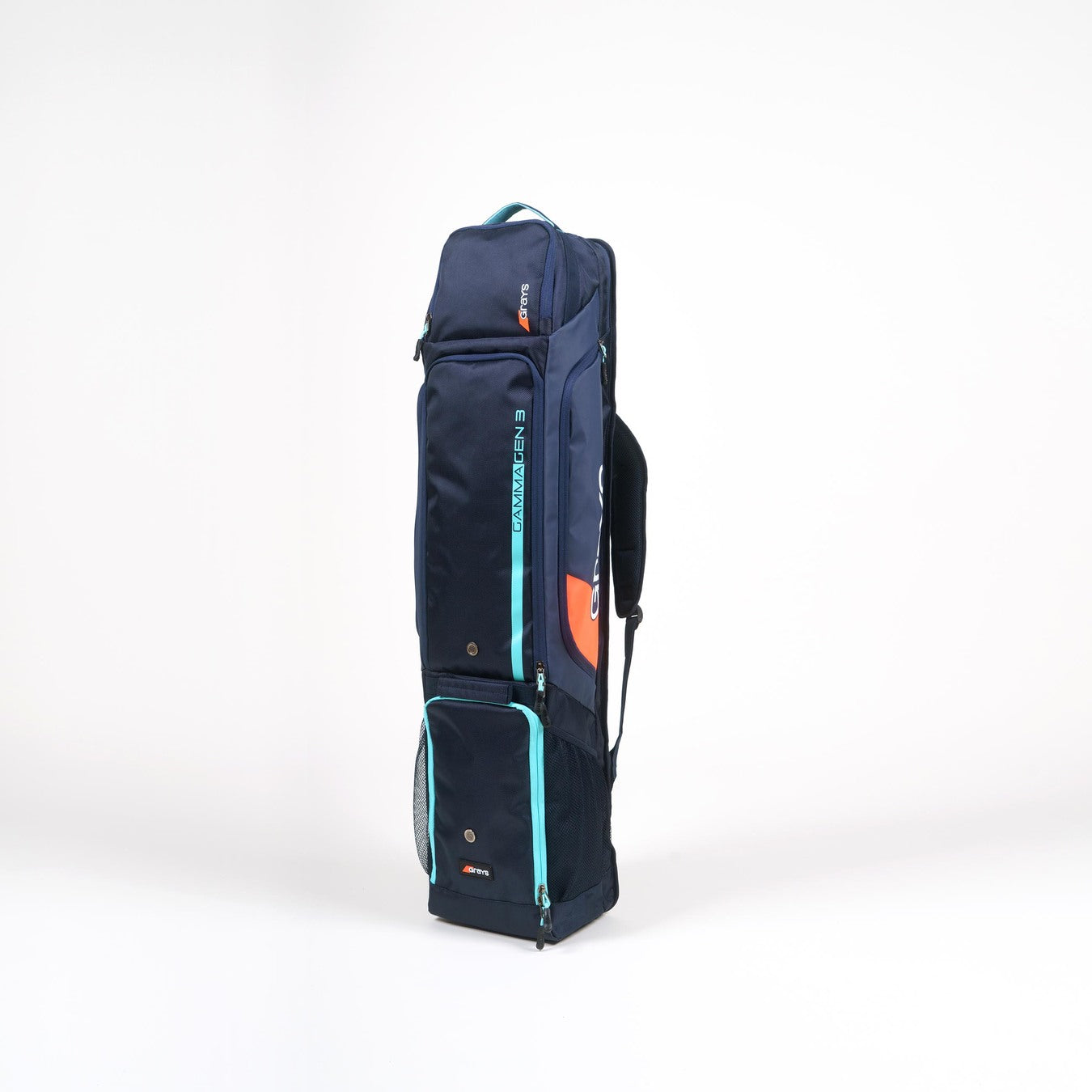 Grays Gamma Gen 3 Hockey Stick Bag Navy/Aqua 25/26 | ONE Sports Warehouse
