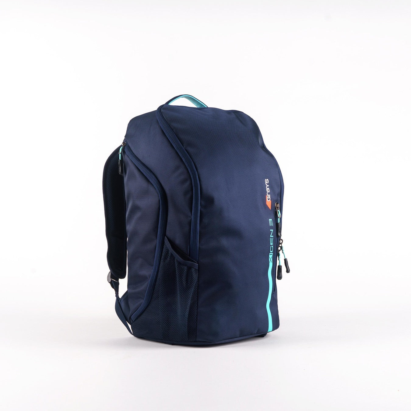 Grays XI Gen 3 Hockey Backpack Navy/Aqua 25/26 | ONE Sports Warehouse