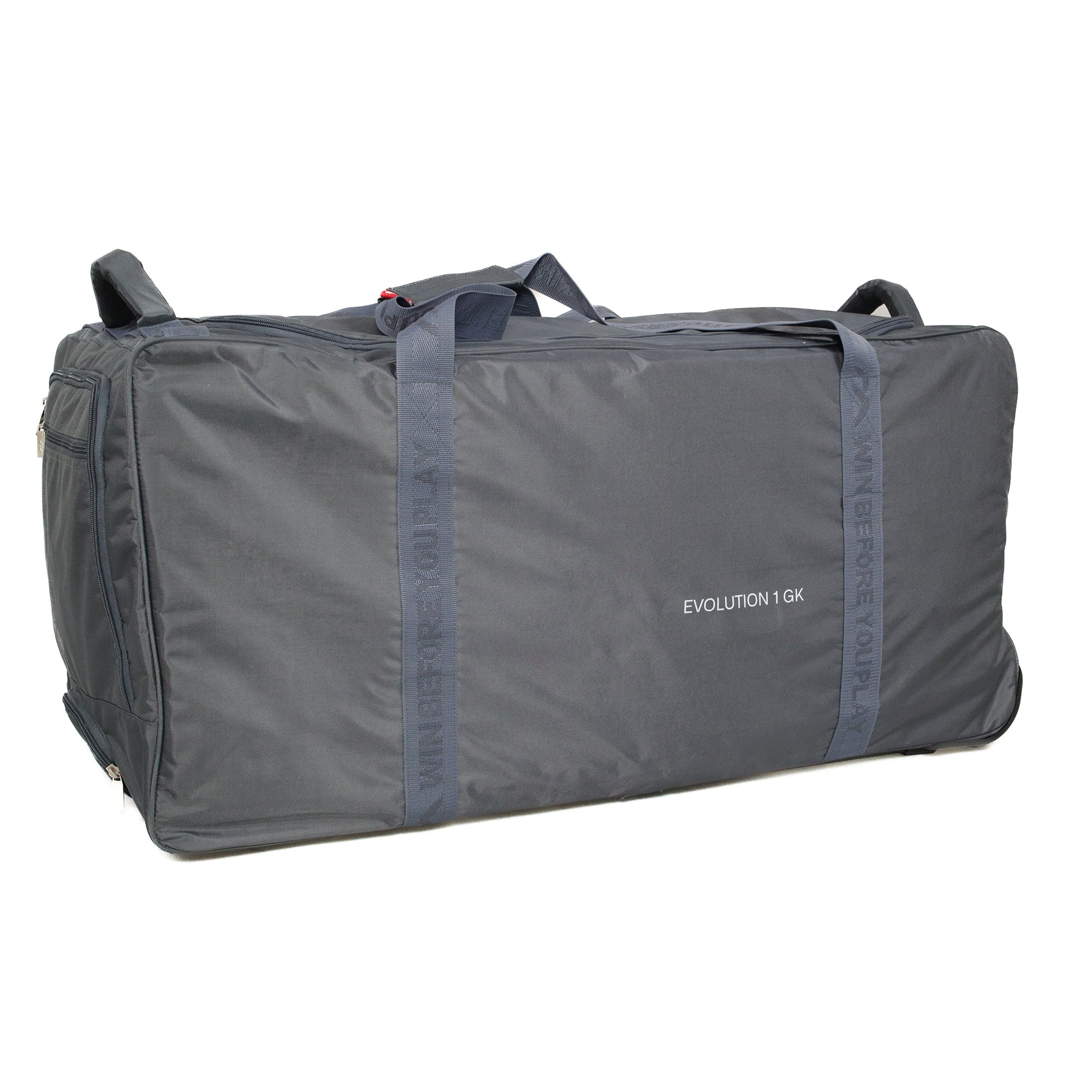 Mercian Evolution 1 Goalkeeper Bag + Wheels Grey | ONE Sports Warehouse