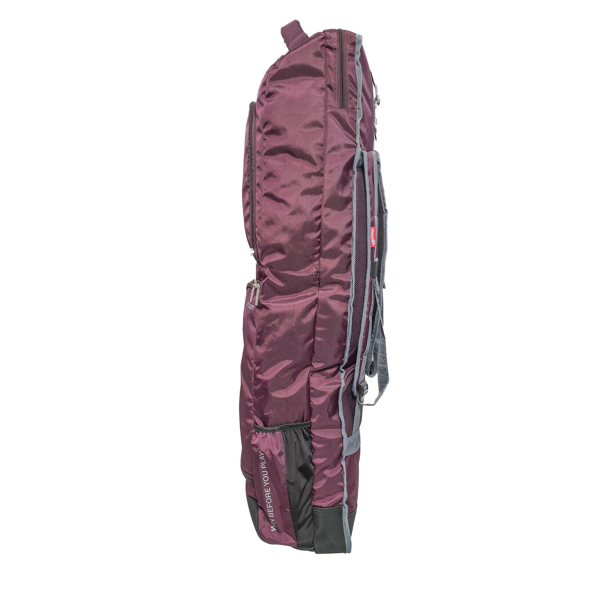 Mercian Evolution 2 Multi Stick Bag Grey/Lime 25/26 - side view (4)