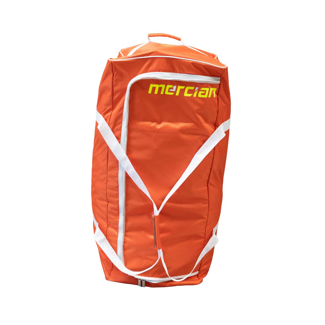 Mercian Genesis 2 Goalkeeping Wheelie Bag 26/27 - Orange/Neon