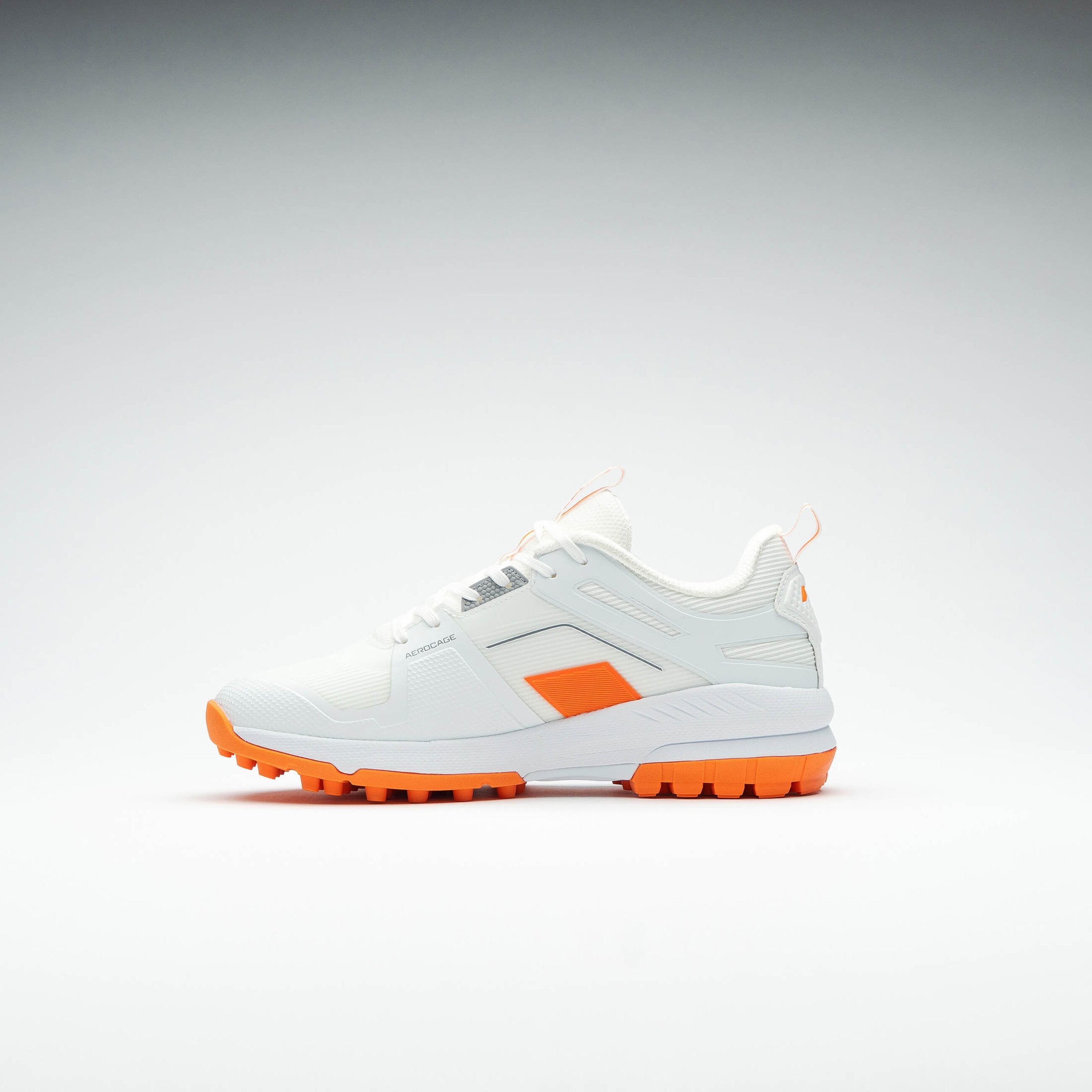 Grays Aerocage X10 White/Orange Hockey Shoes 26/27 - Main Product Image | ONE Sports Warehouse
