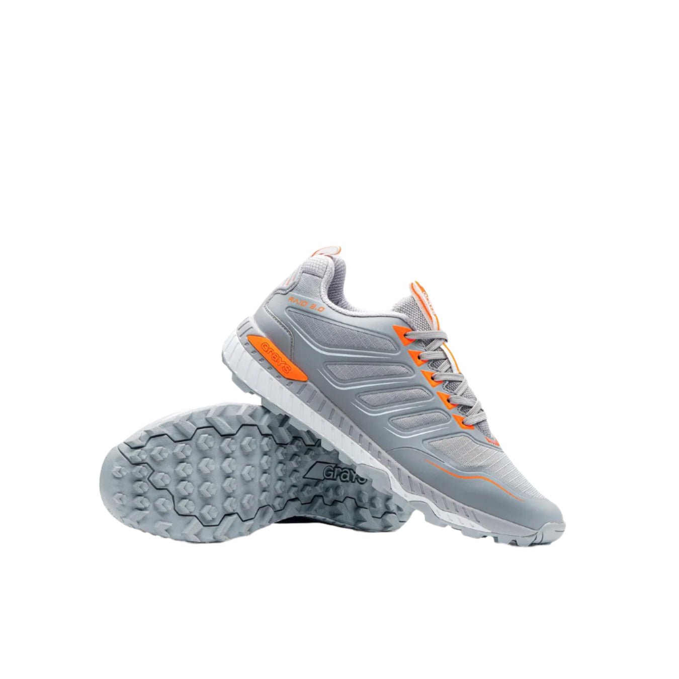 Grays Raid 2.0 Hockey Shoes Grey 25/26 | ONE Sports Warehouse