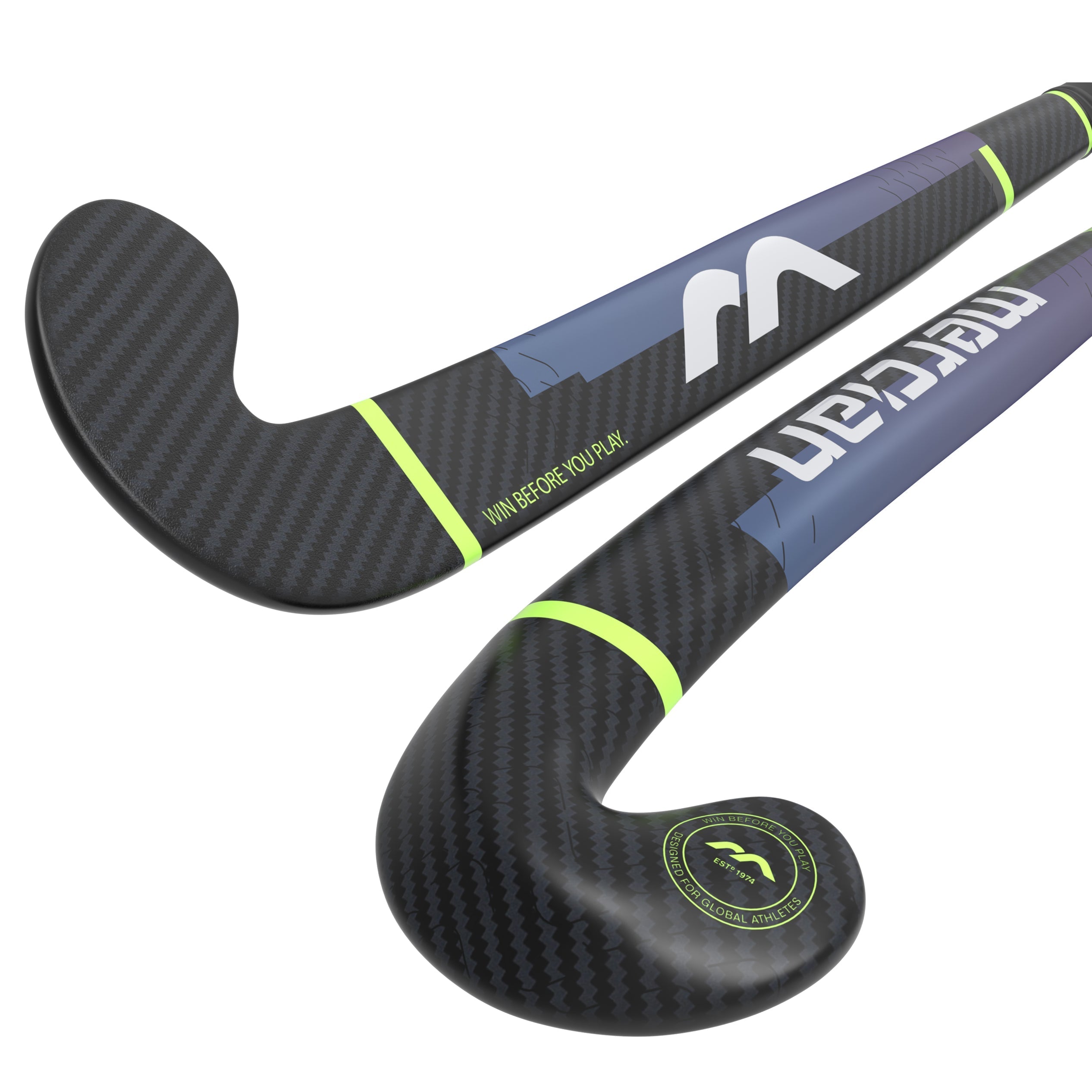 Mercian Elite CKF90 Ultimate V2 Composite Hockey Stick 25/26 - 36.5" Carbon / Blue Iridescent