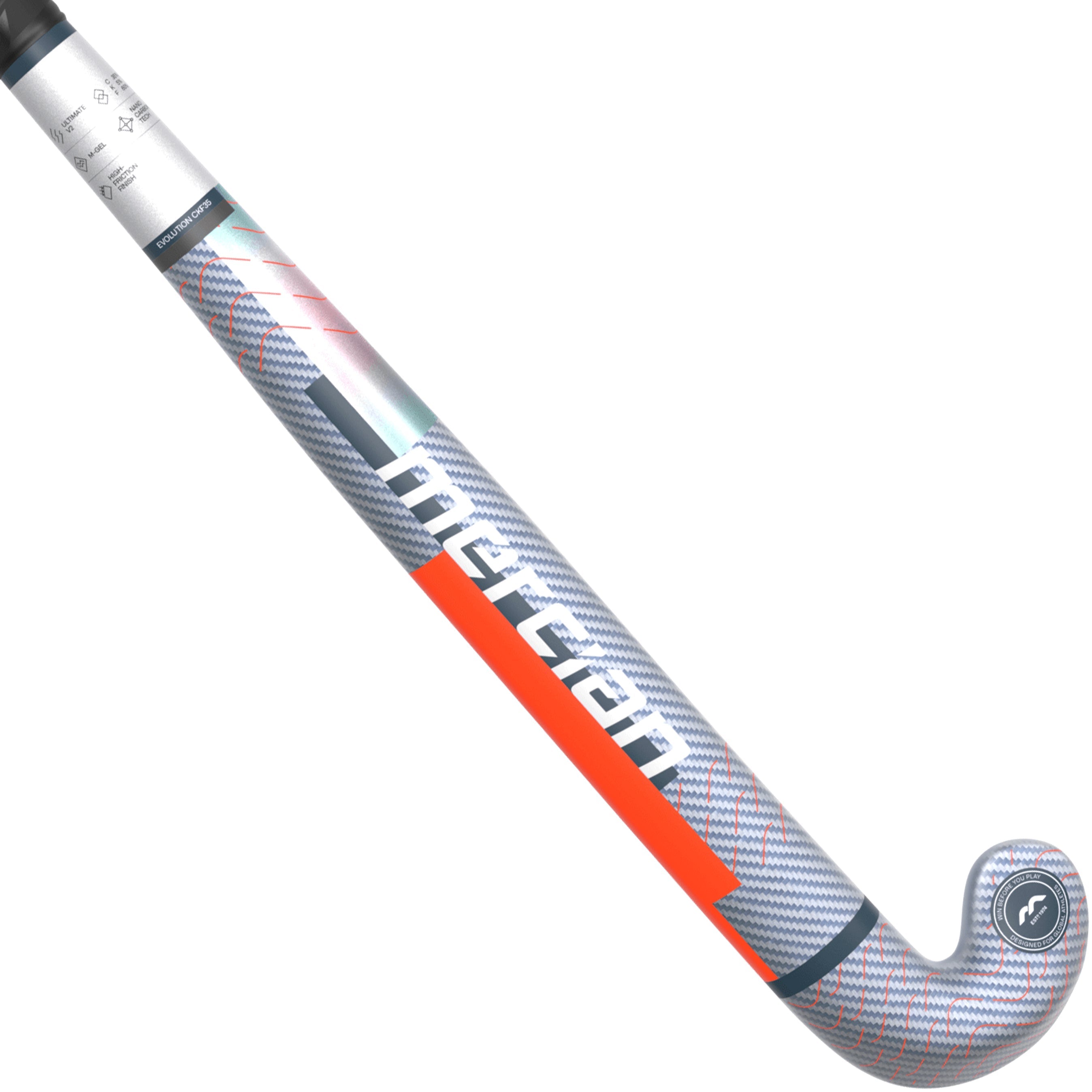 Mercian Evolution CKF35 Ultimate V2 Composite Hockey Stick 25/26 - Orange back view (1)