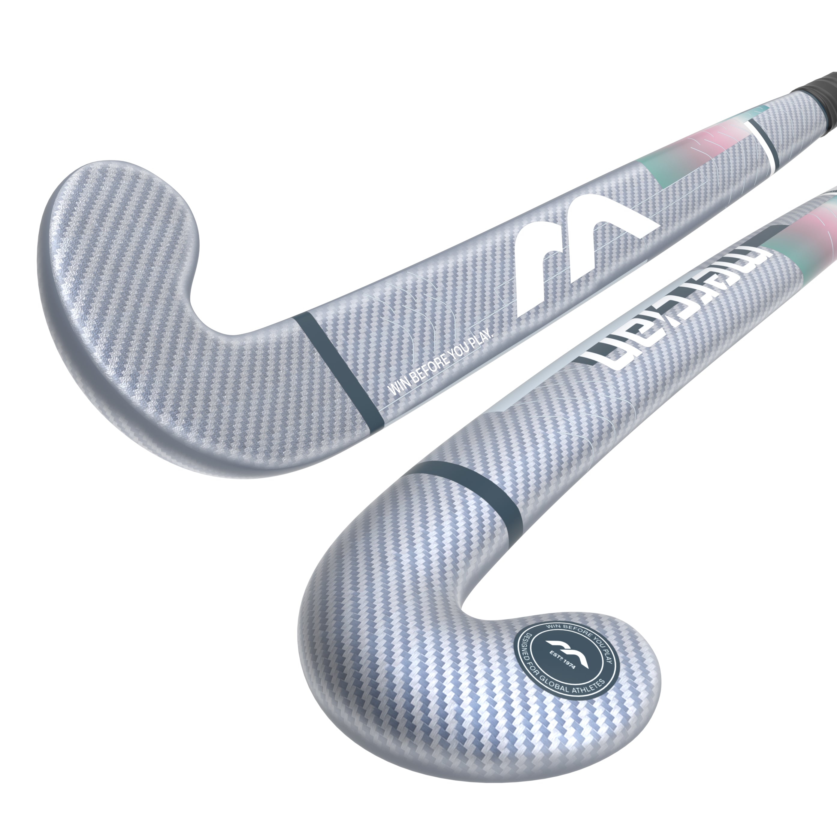 Mercian Evolution CKF55 Pro Bend Composite Hockey Stick 25/26 - 37.5" Silver Carbon / Grey