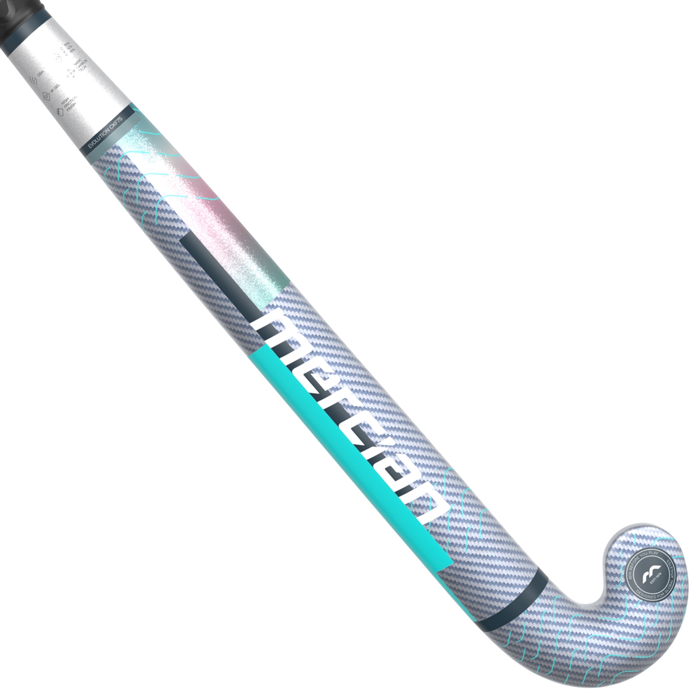 Mercian Evolution CKF75 DSH Bend Composite Hockey Stick 25/26 - front view (1)