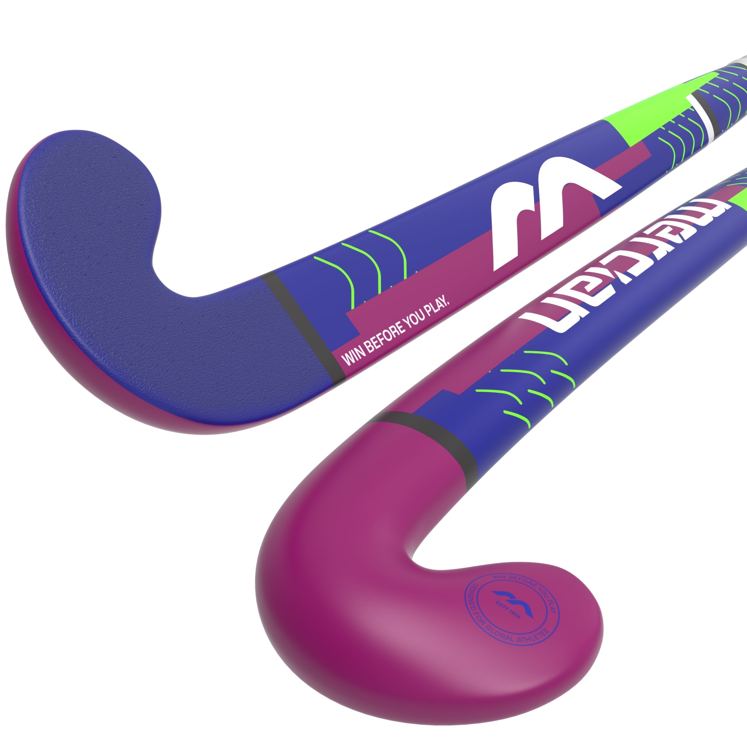 Mercian Genesis CF15 Entry Level Composite Hockey Stick 25/26 - 36.5" Marine / Purple