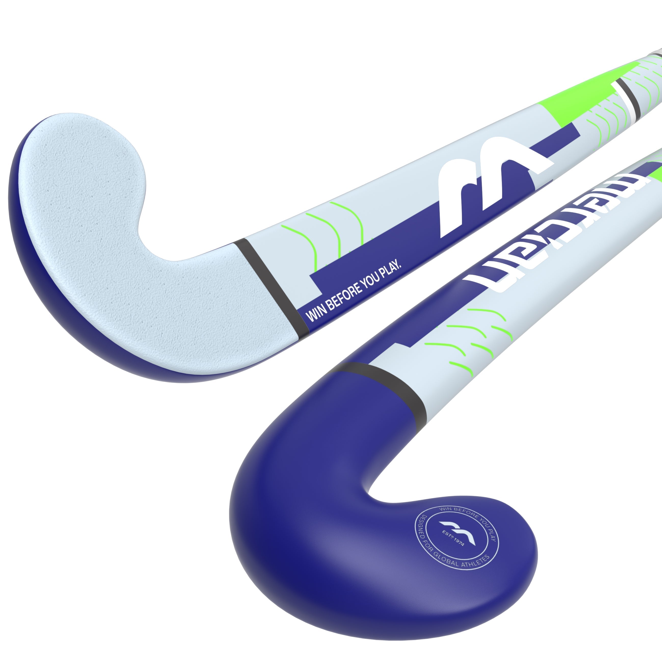 Mercian Genesis CF25 Intermediate Composite Hockey Stick 25/26 - 36.5" Grey / Marine