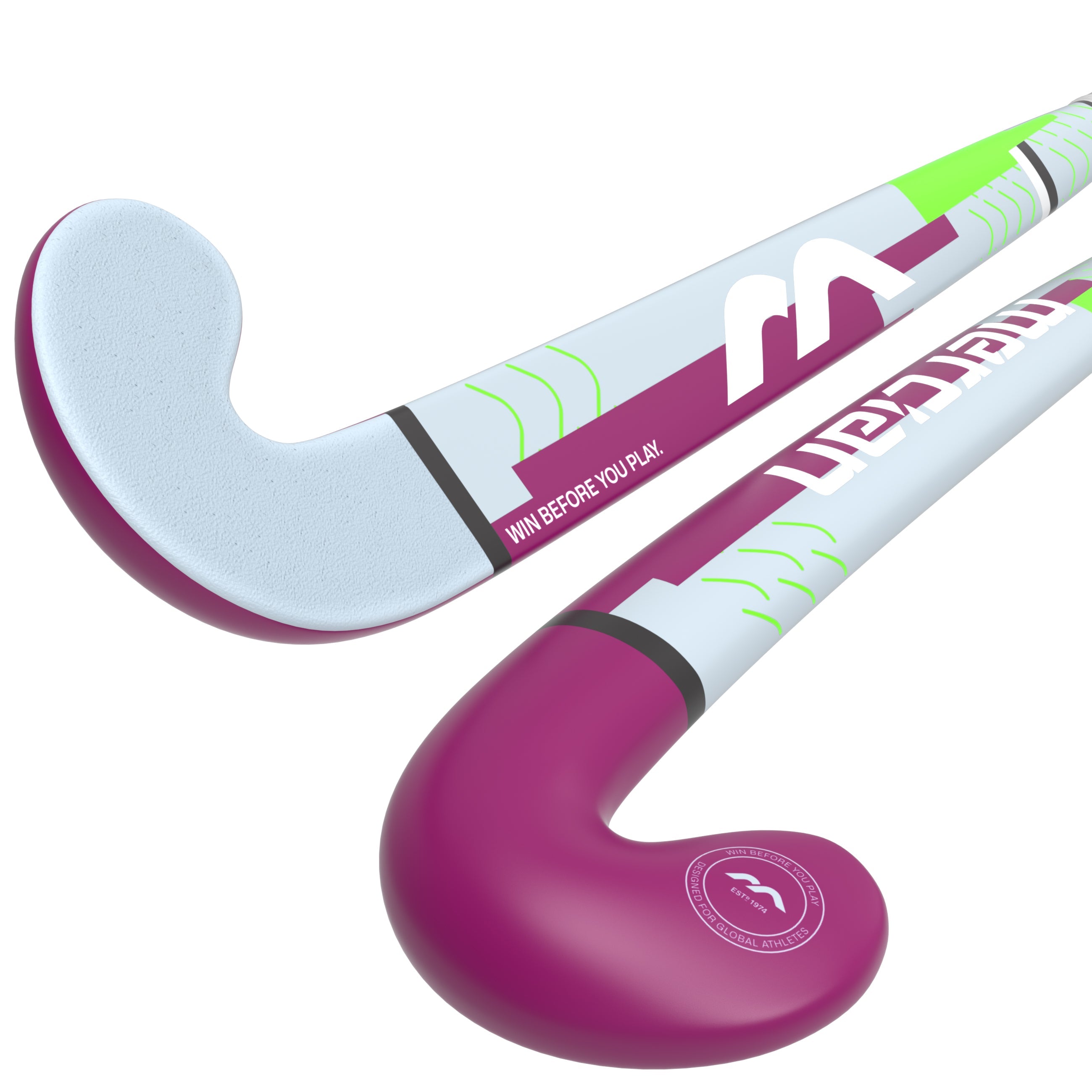 Mercian Genesis CF25 Intermediate Composite Hockey Stick 25/26 - 36.5" Grey / Purple