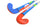 Mercian Genesis CF5 Pro Bend Junior Hockey Stick 25/26 Royal/Orange | ONE Sports Warehouse