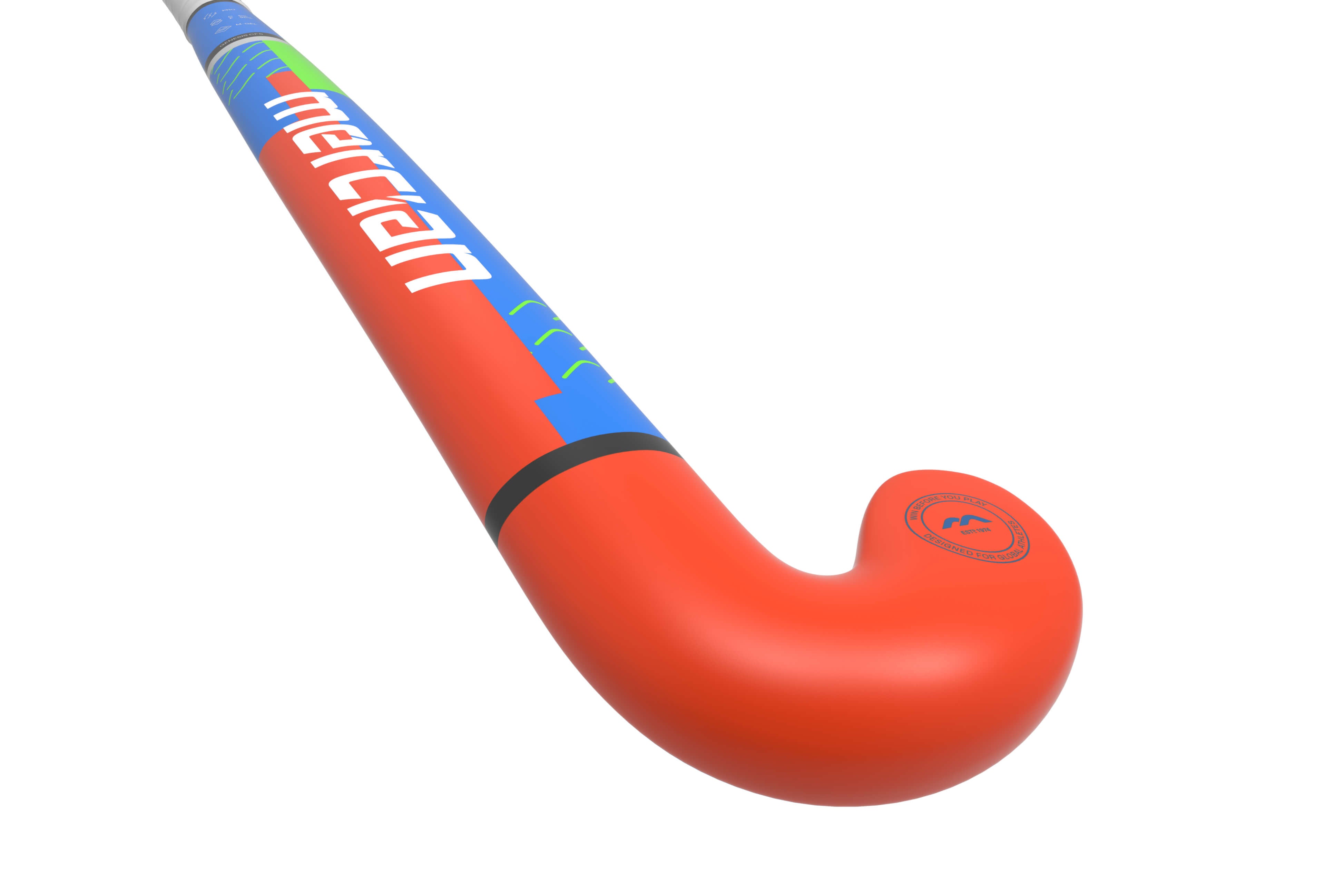 Mercian Genesis CF5 Pro Bend Junior Hockey Stick 25/26 Royal/Orange | ONE Sports Warehouse