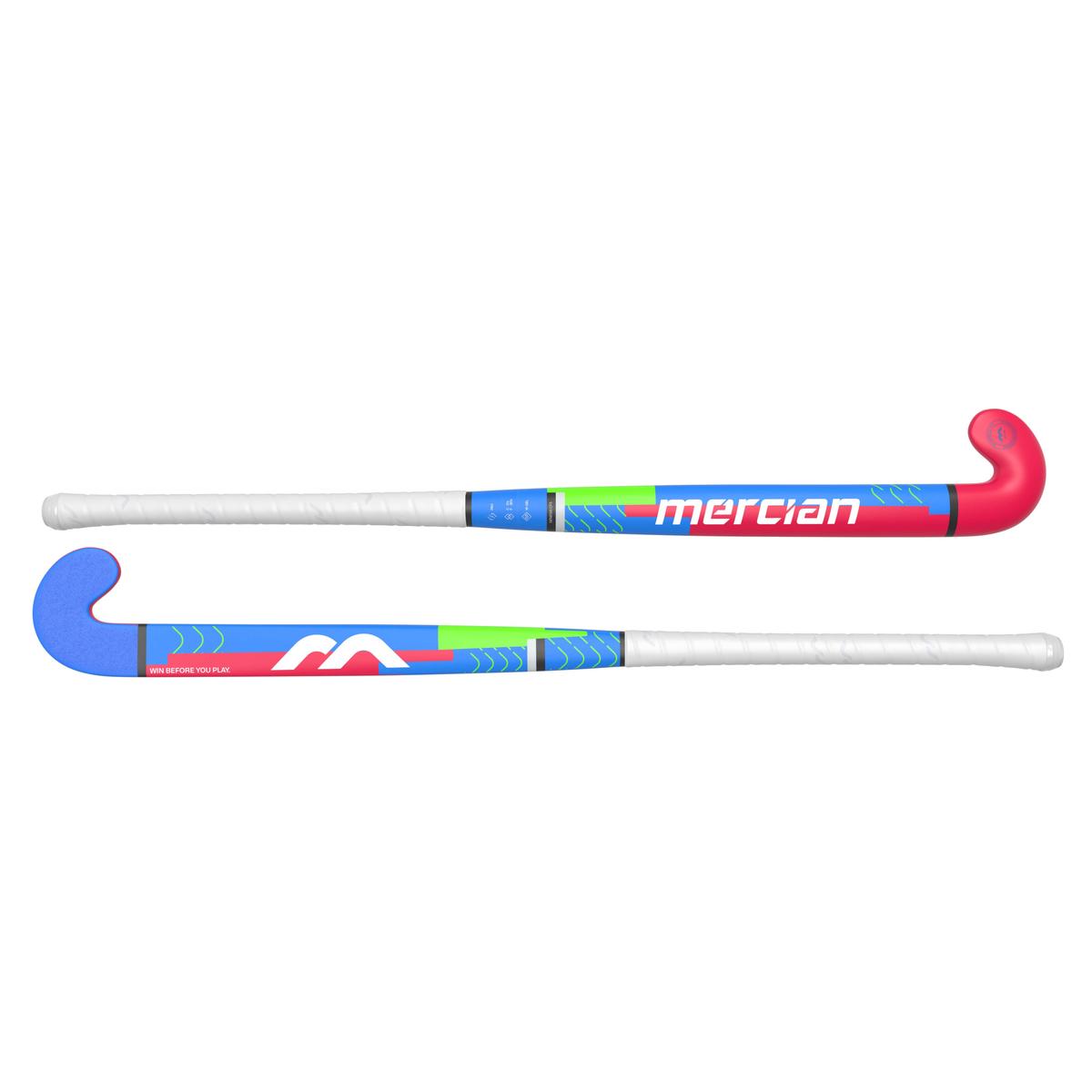 Mercian Genesis CF5 Pro Bend Junior Hockey Stick 25/26 Rubine | ONE Sports Warehouse