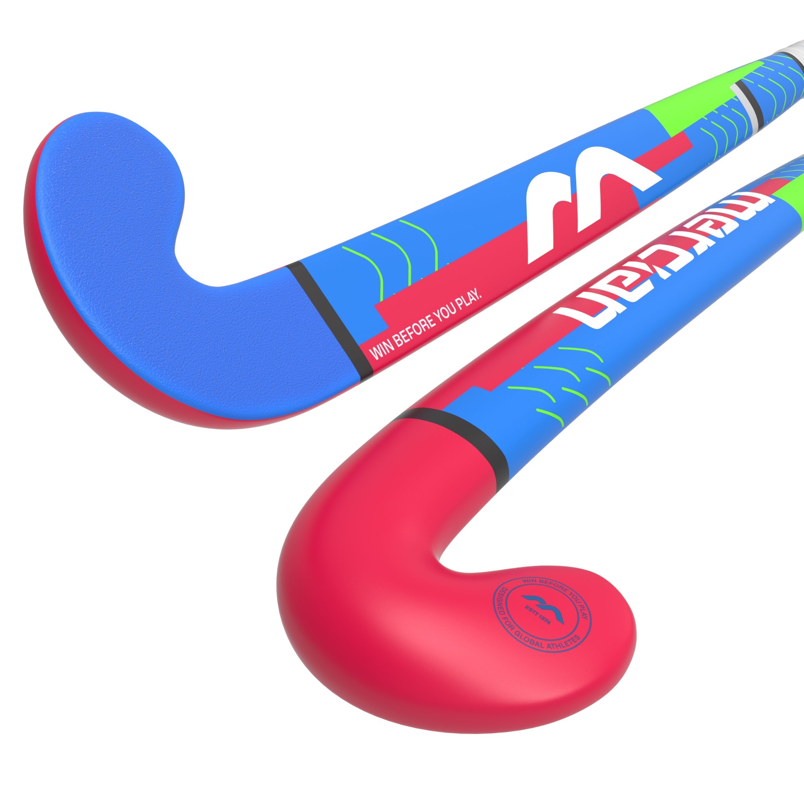 Mercian Genesis CF5 Junior Composite Hockey Stick 25/26 - Royal/Rubine