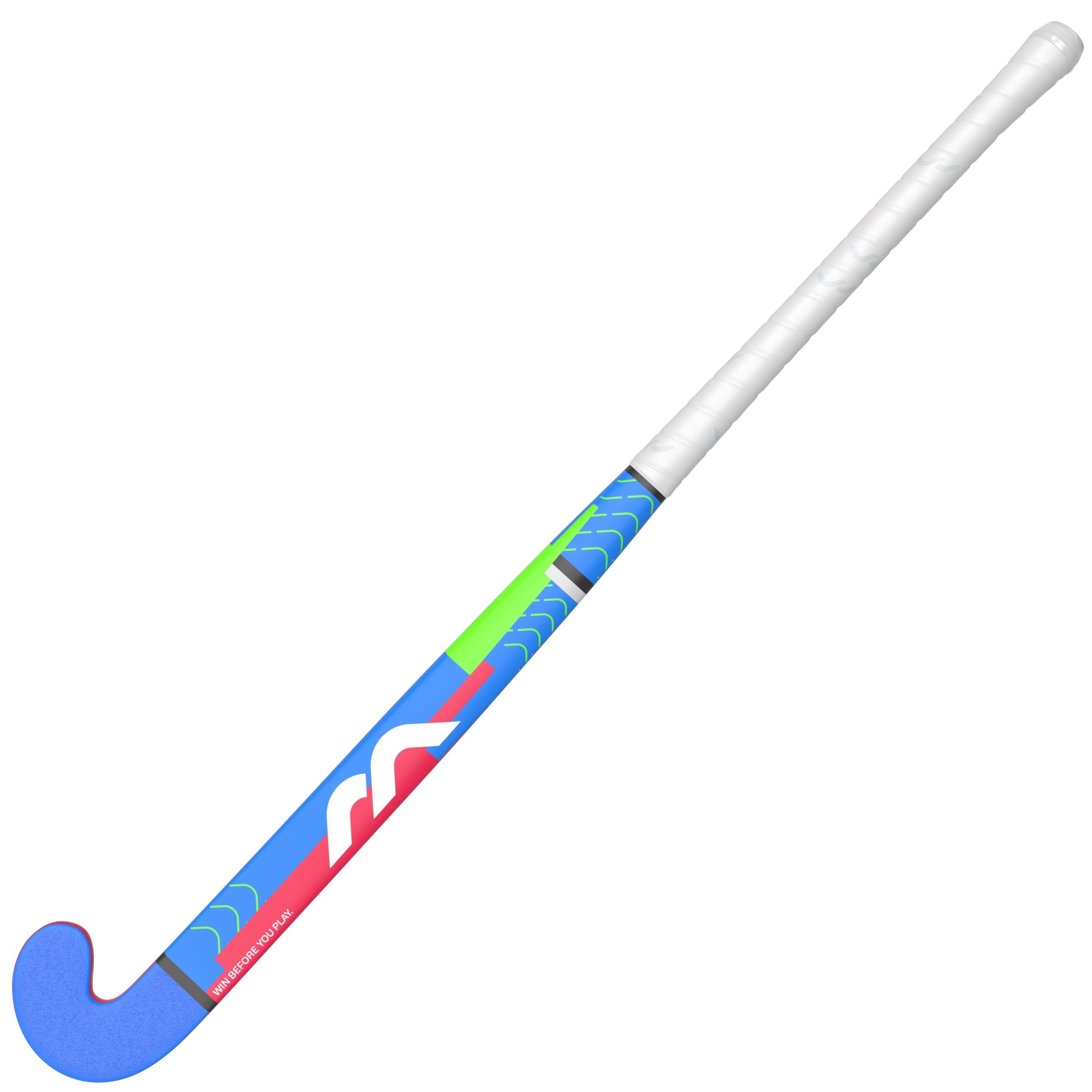 Mercian Genesis CF5 Junior Composite Hockey Stick 25/26 - Royal/Rubine face view (2)