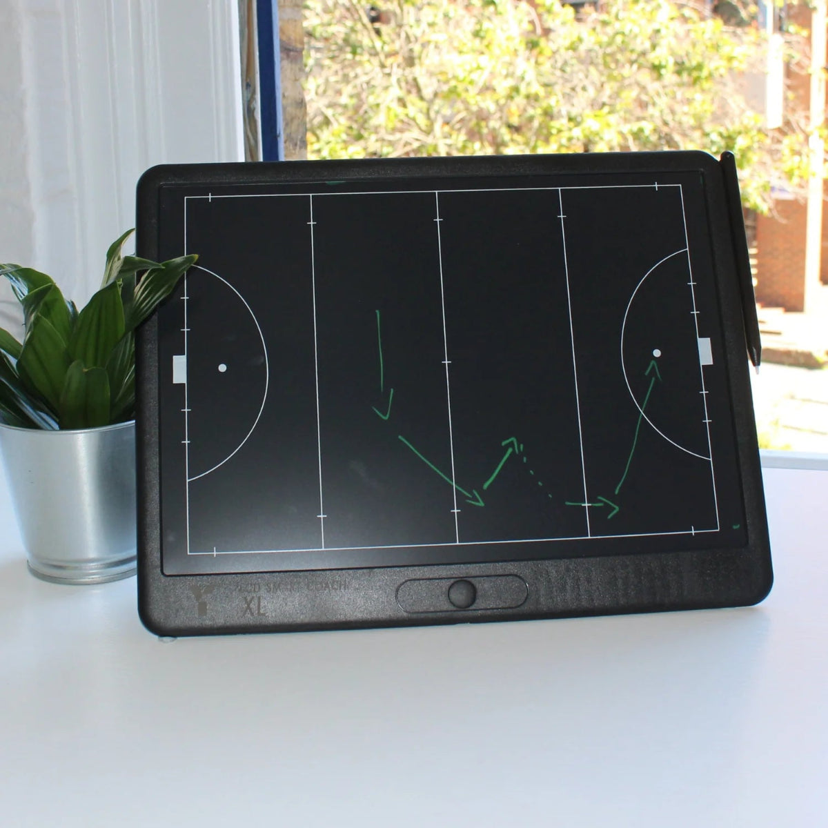 Y1 Smart Coach - LCD Hockey Coaching Board XL W/Whiteboard 25/26 | ONE Sports Warehouse