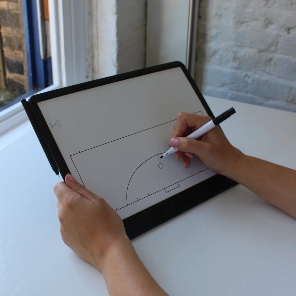 Y1 Smart Coach - LCD Hockey Coaching Board XL W/Whiteboard 25/26 | ONE Sports Warehouse