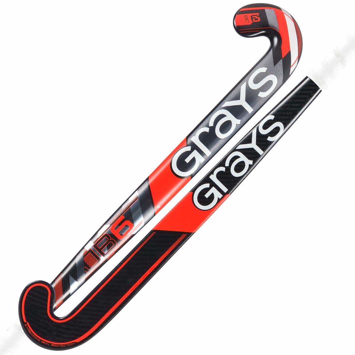Grays JB6 Chrome/Orange Junior Hockey Stick 25/26 | ONE Sports Warehouse