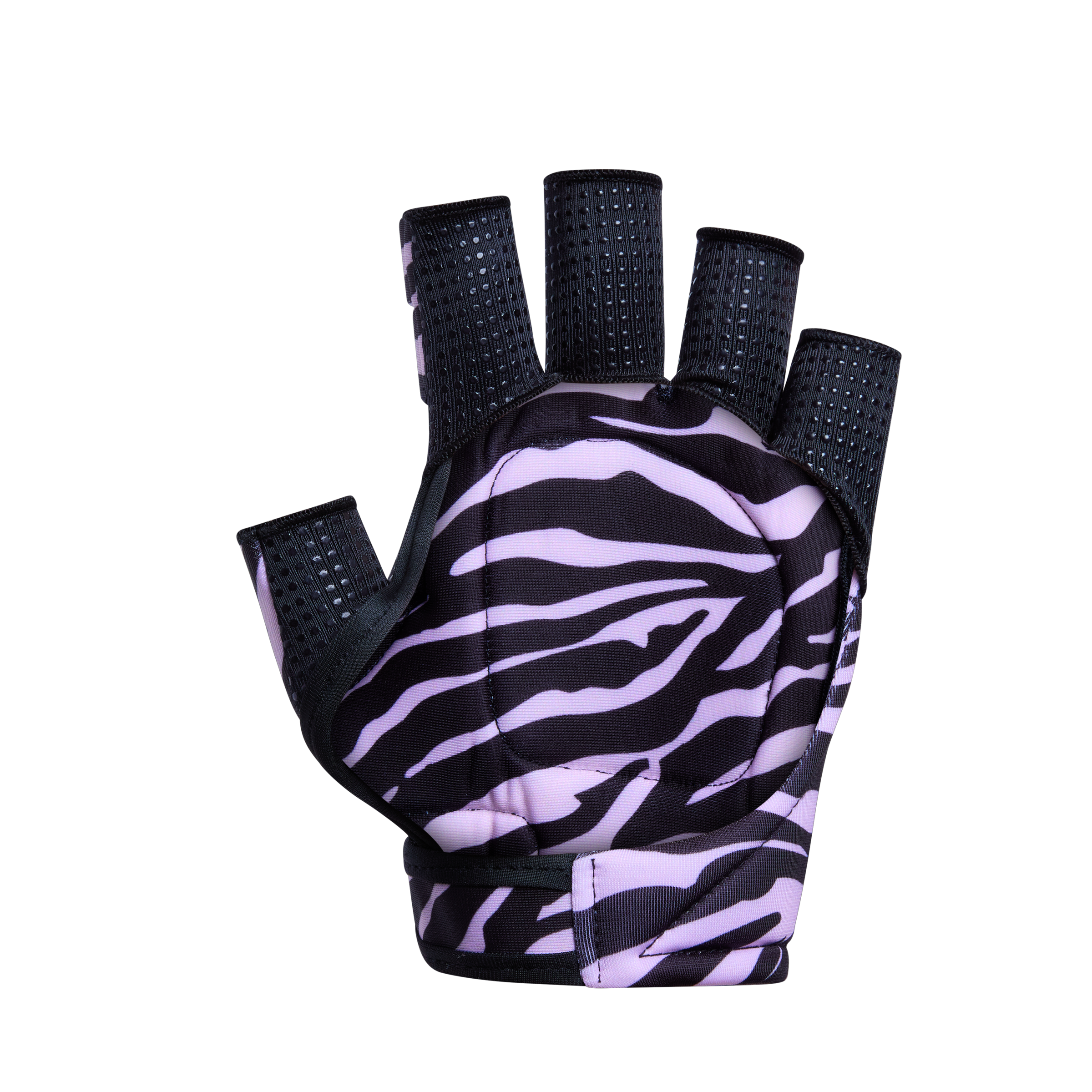 adidas Hockey OD Glove Dual Lilac - White (Zebra) - Front View | ONE Sports Warehouse