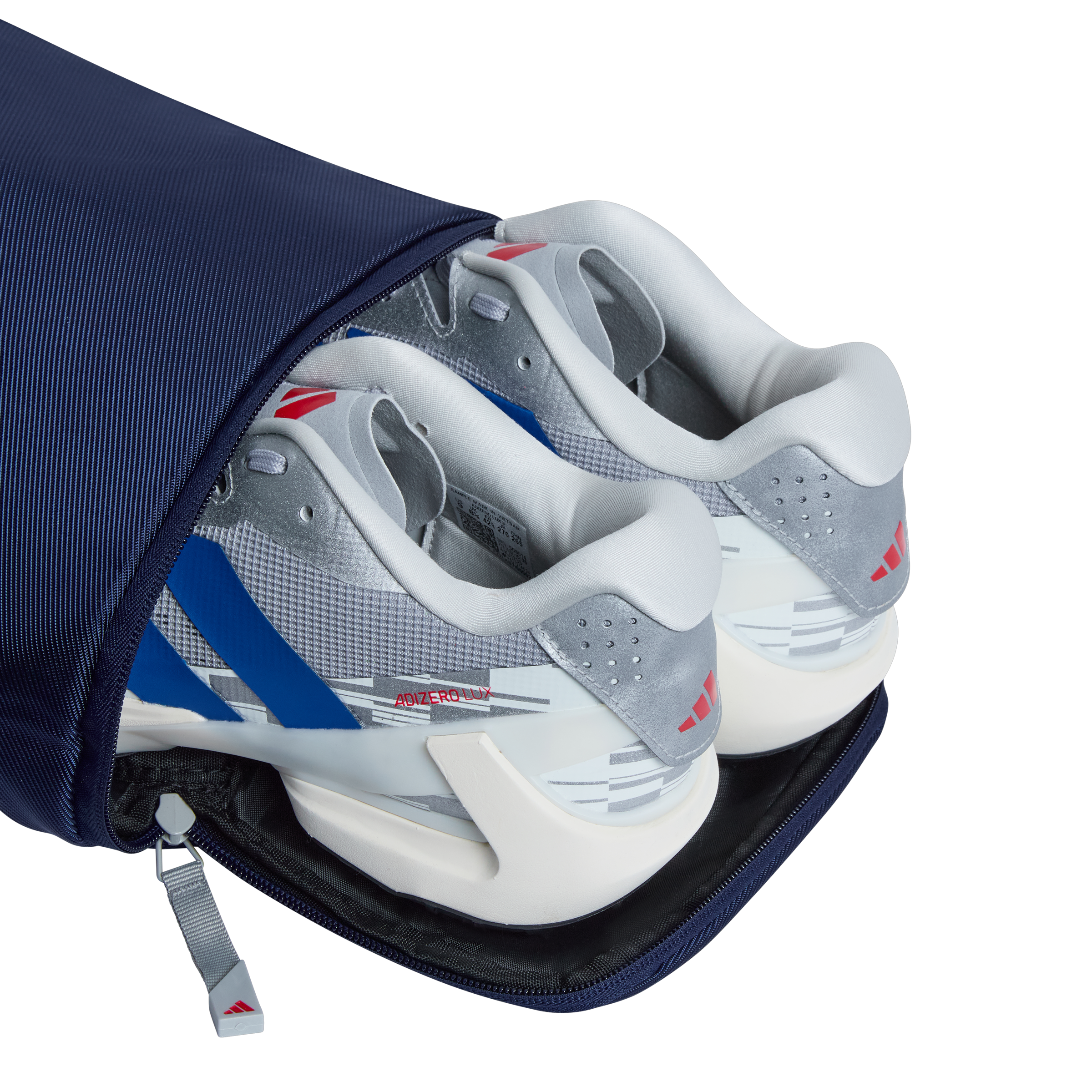 adidas VS .6 Stick Bag Blue/ Silver - Back View | ONE Sports Warehouse
