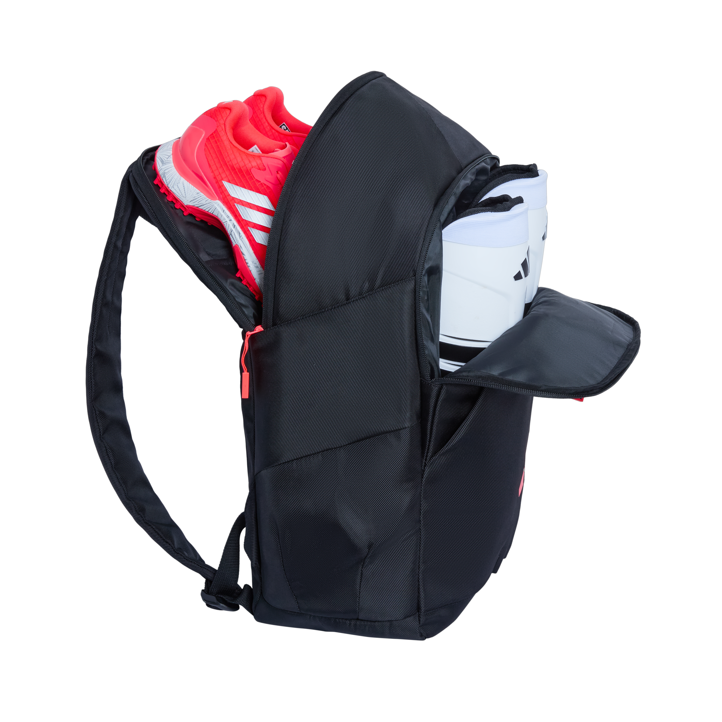 adidas VS .6 Hockey Backpack Black - Pink - Detail View | ONE Sports Warehouse