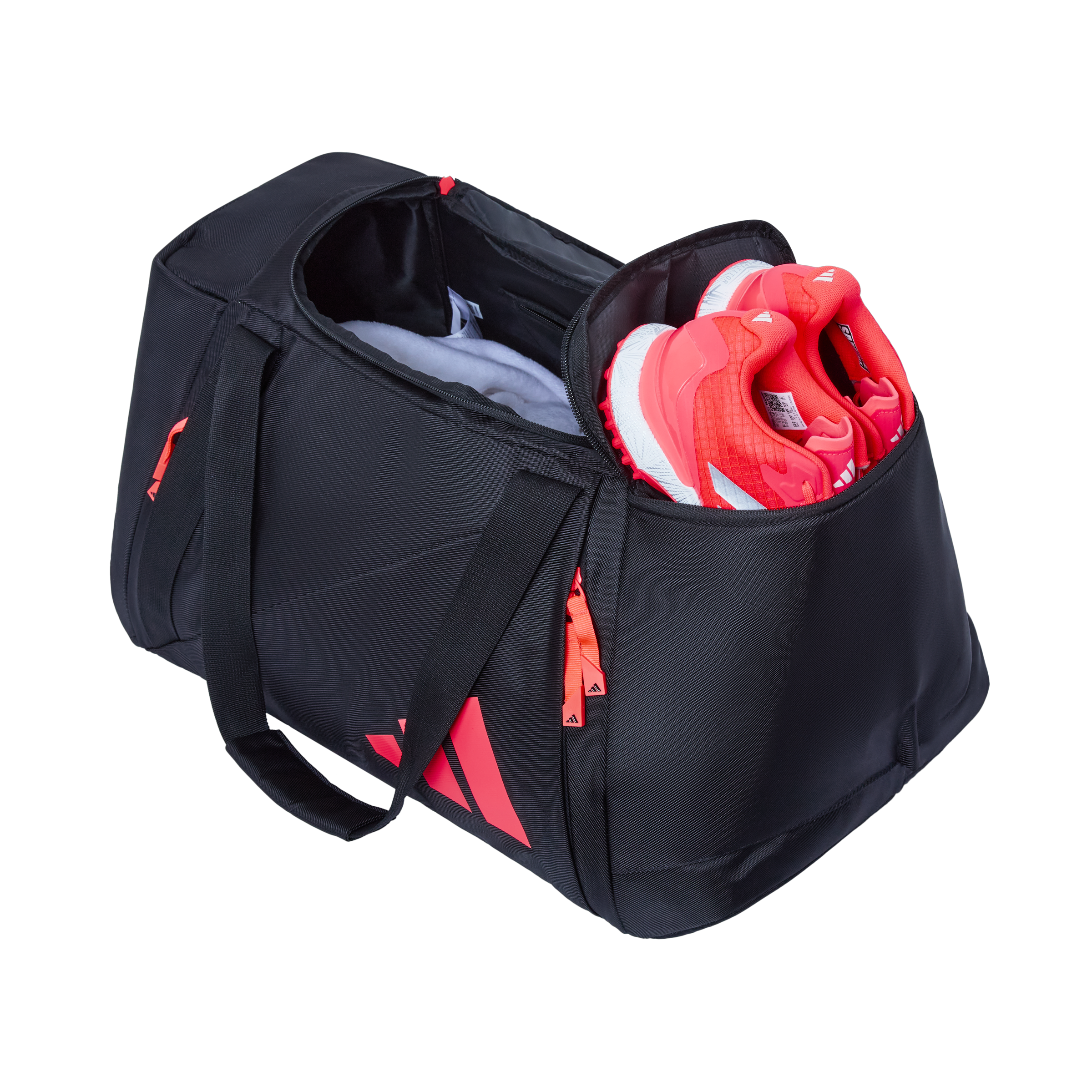 adidas VS .6 Hockey Holdall Black - Solar Turbo - Detail View | ONE Sports Warehouse