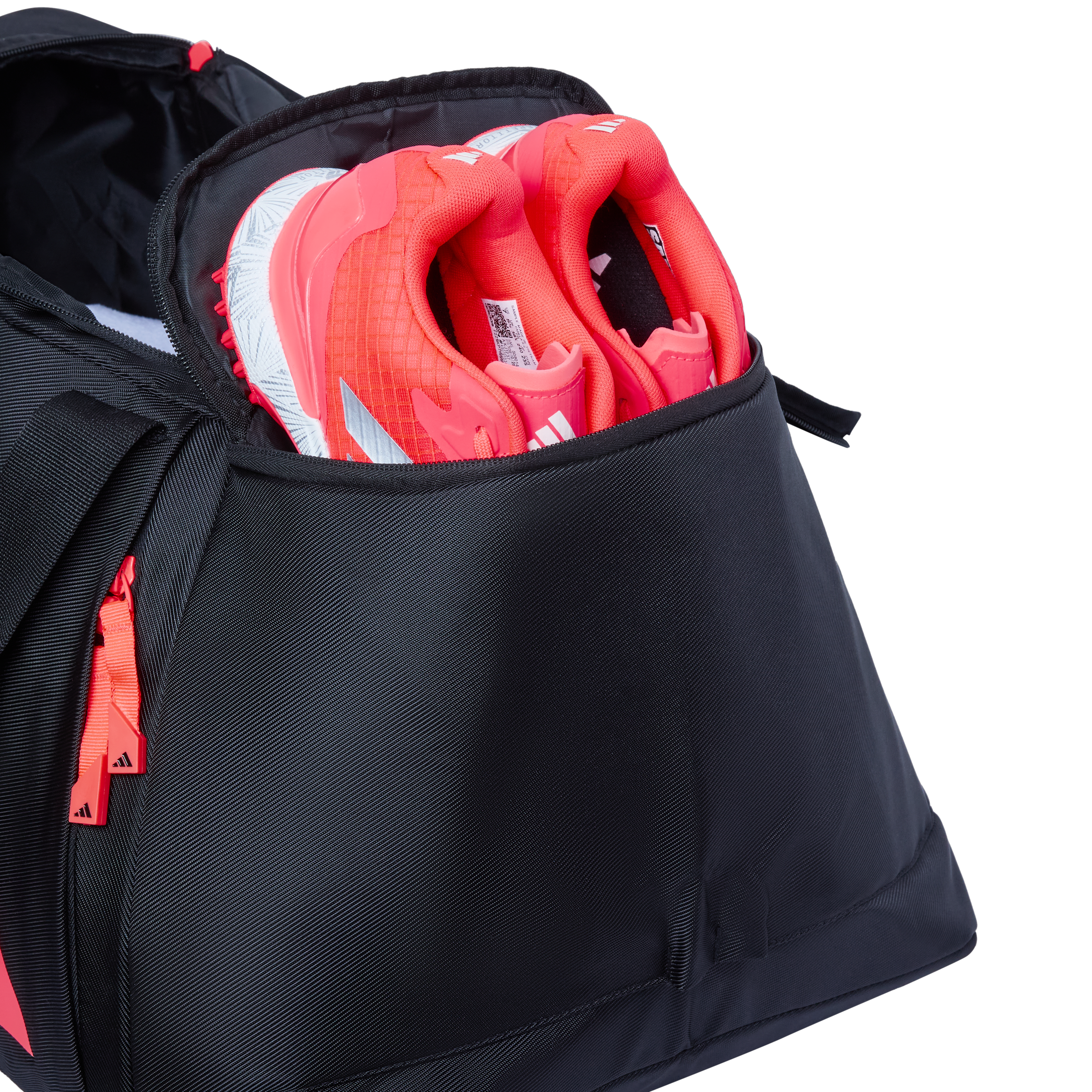 adidas VS .6 Hockey Holdall Black - Solar Turbo - Back View | ONE Sports Warehouse
