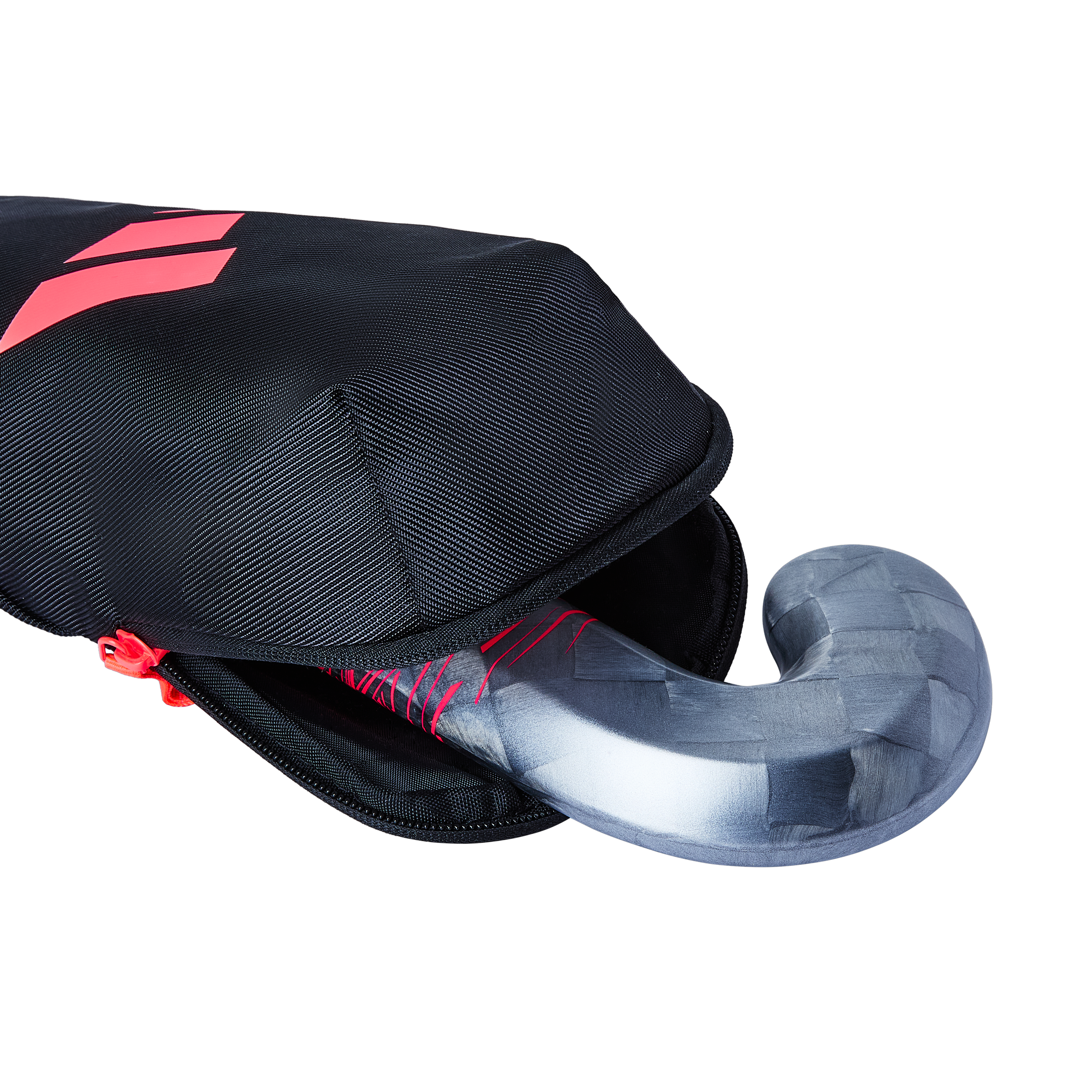 adidas VS .6 Stick Sleeve Black/ Pink - Detail View | ONE Sports Warehouse