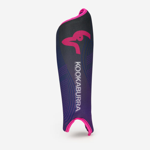Kookaburra Convert Shin Guards Purple/Pink — Main | ONE Sports Warehouse