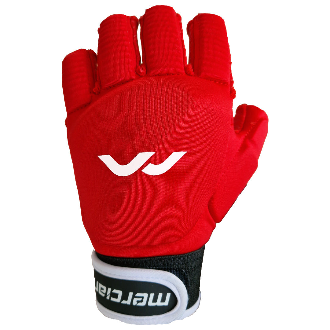 Mercian Elite Player Glove Open Palm Left Hand - Red