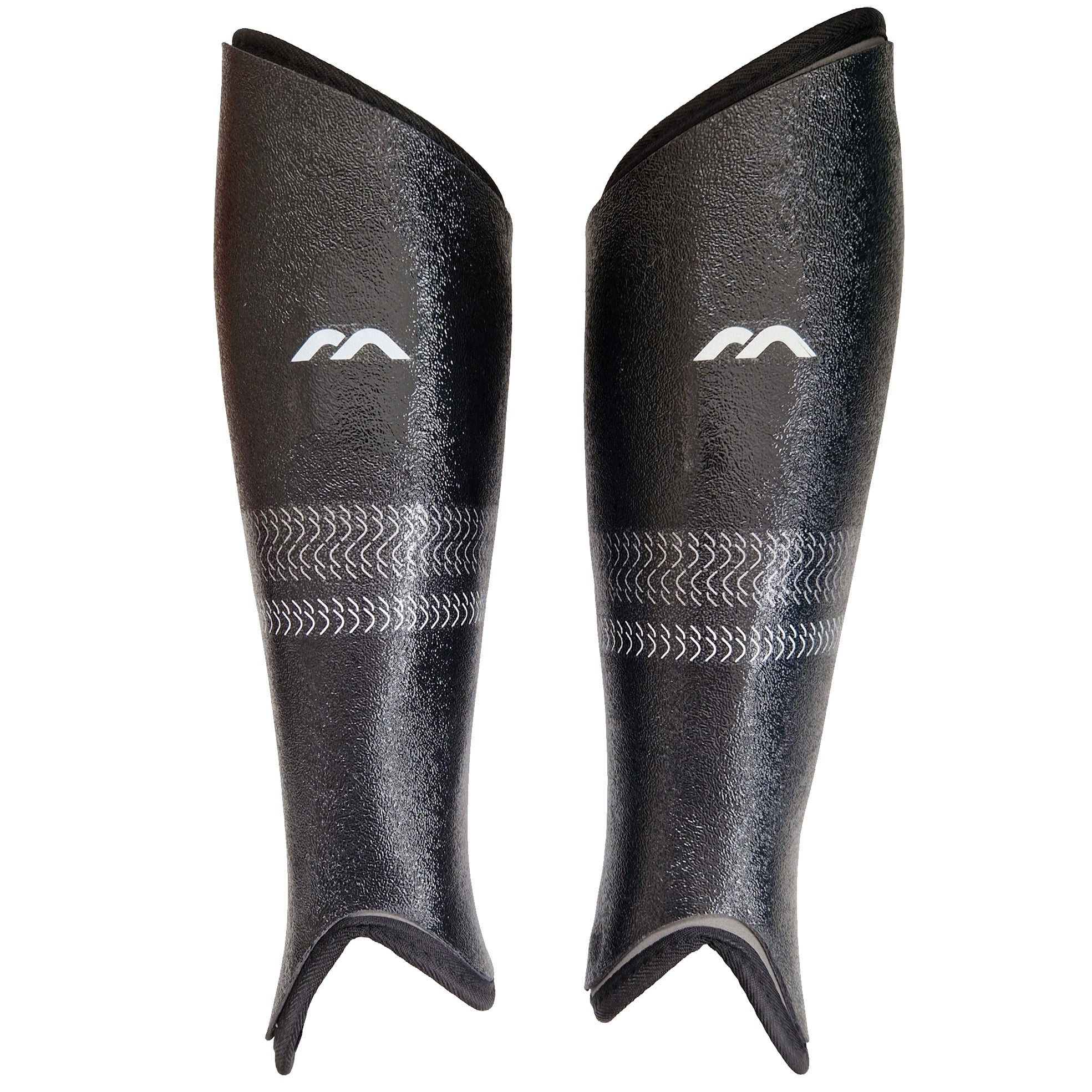 Mercian Genesis 2 Shin Pads XXSmall Black 24/25 - front view