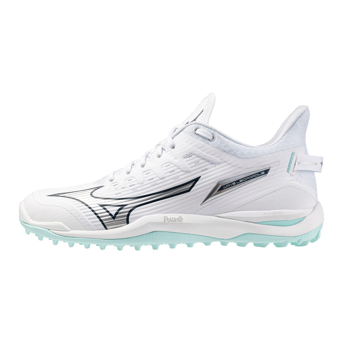 Mizuno Wave Leopardus Hockey Shoes White/Blue Tint 25/26 | ONE Sports Warehouse