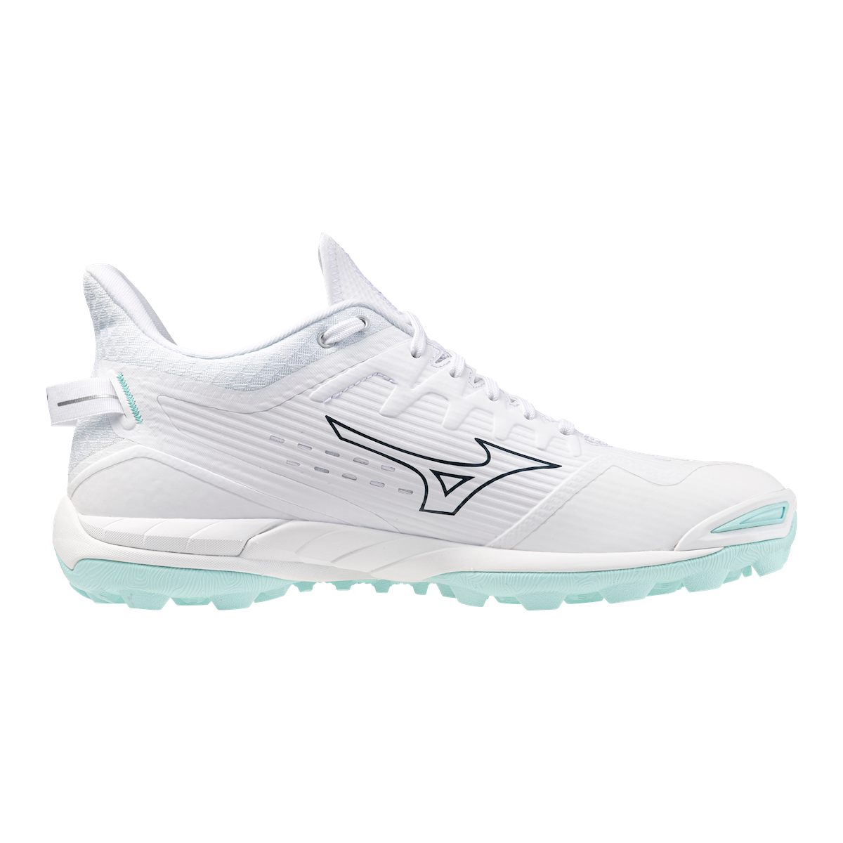 Mizuno Wave Leopardus Hockey Shoes White/Blue Tint 25/26 | ONE Sports Warehouse