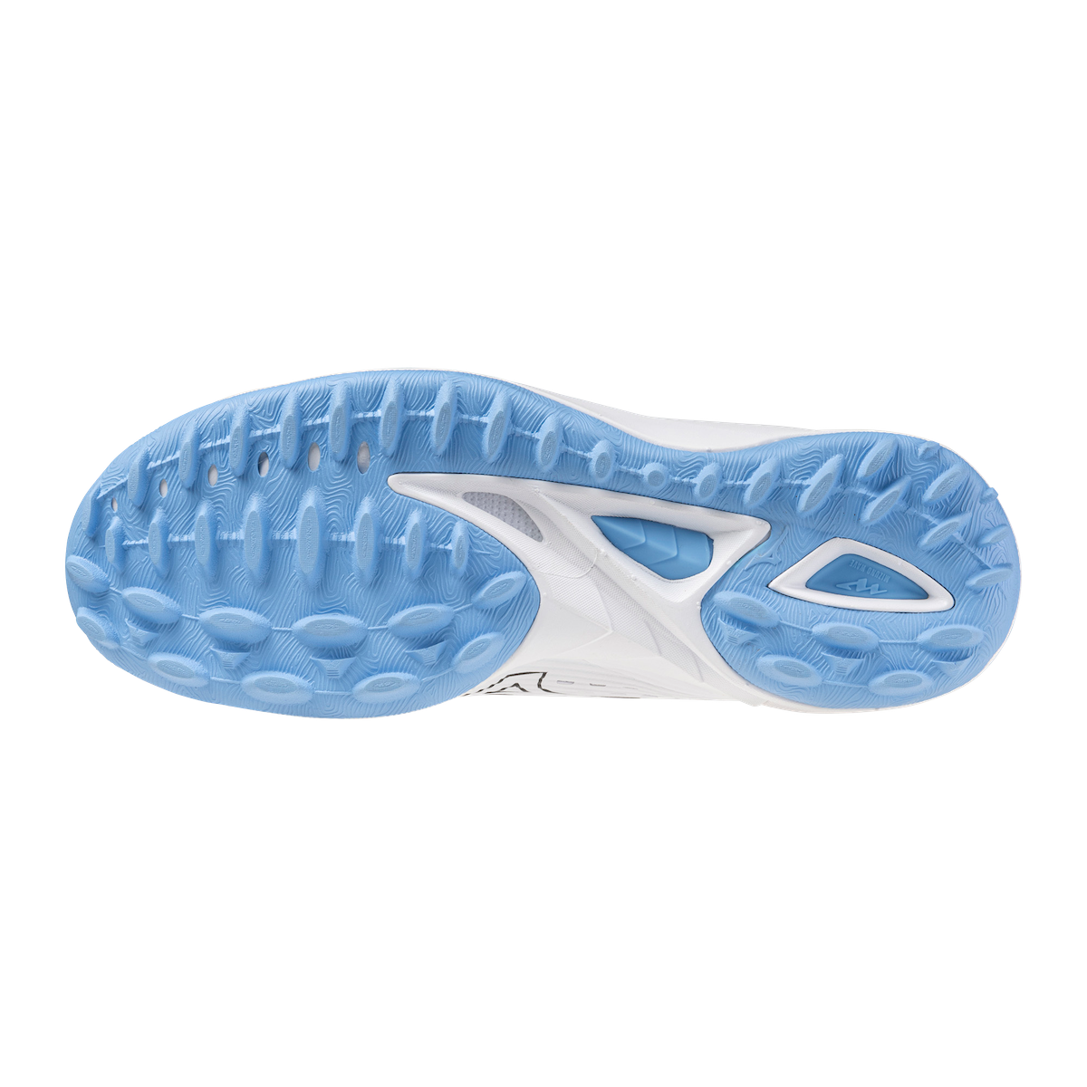 Mizuno Wave Leopardus Hockey Shoes White/Celeste SS26 | ONE Sports Warehouse