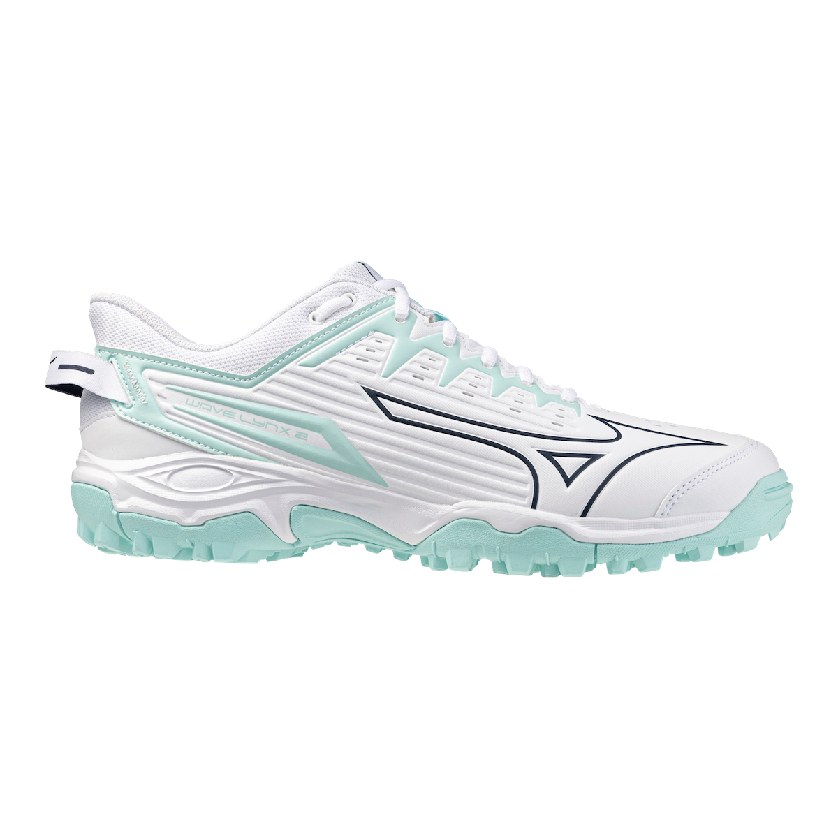 Mizuno Wave Lynx 2 Hockey Shoes White/Blue Tint 25/26 | ONE Sports Warehouse