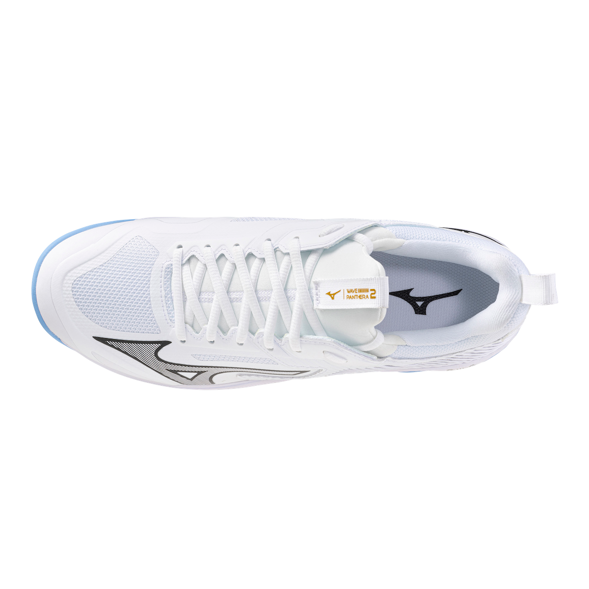 Mizuno Wave Panthera 2 Hockey Shoes White/Celeste SS26 | ONE Sports Warehouse