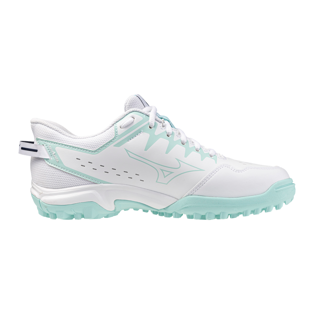 Mizuno Wave Lynx 2 Junior Hockey Shoes White/Blue Tint 25/26 | ONE Sports Warehouse