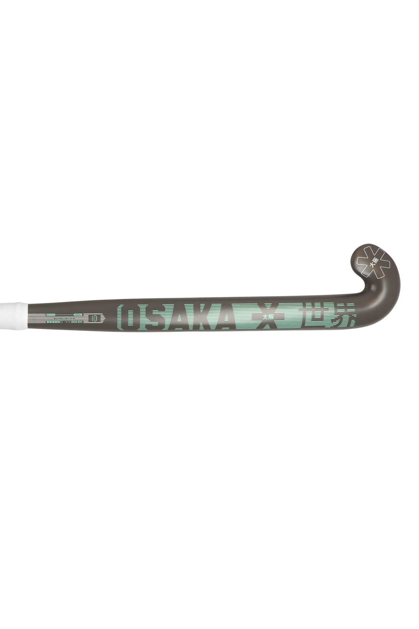 Osaka Vision 10 Grow Bow Junior Hockey Stick Grey-ONE Sports Warehouse